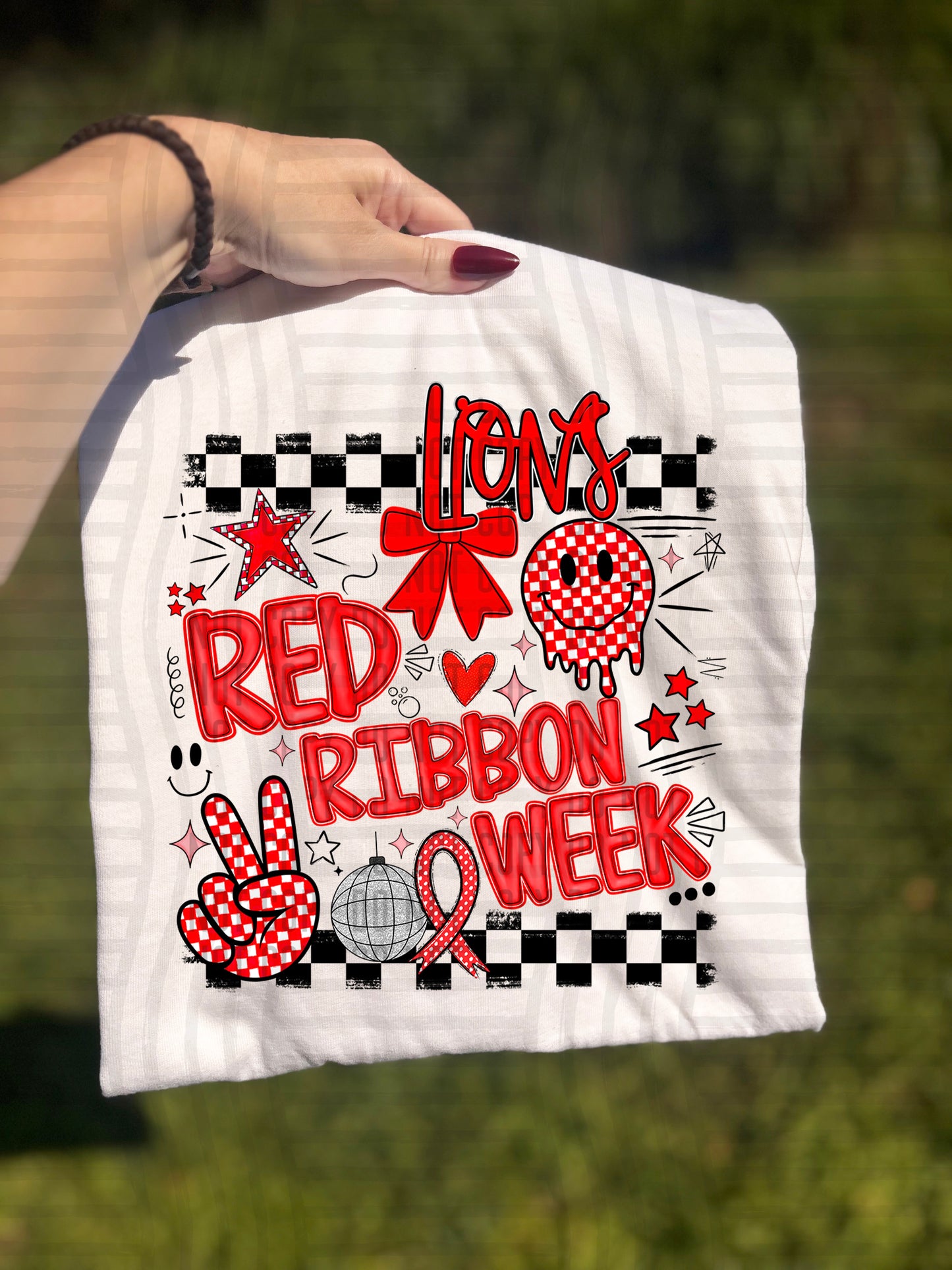 RED RIBBON WEEK - 300 dpi Digital Download
