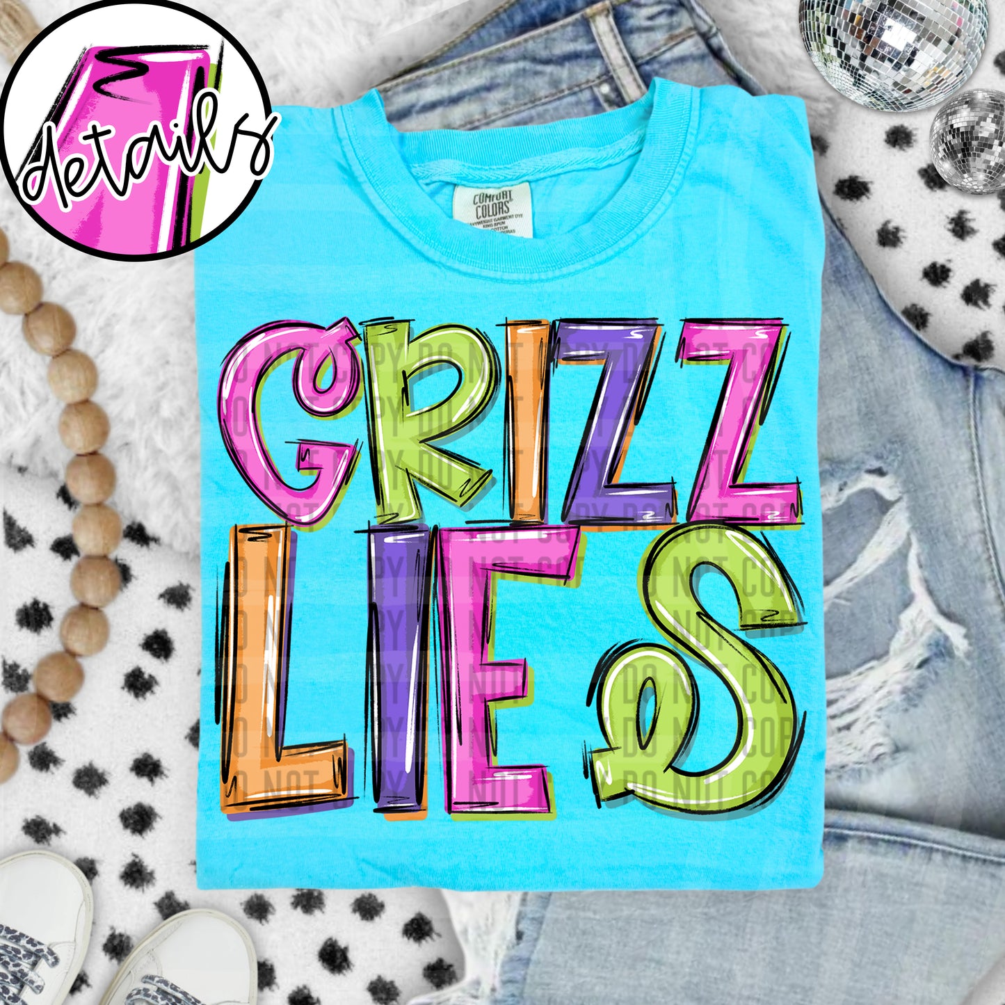 Neon Barbie Stacked - Custom + DROPDOWN - 300 DPI digital download