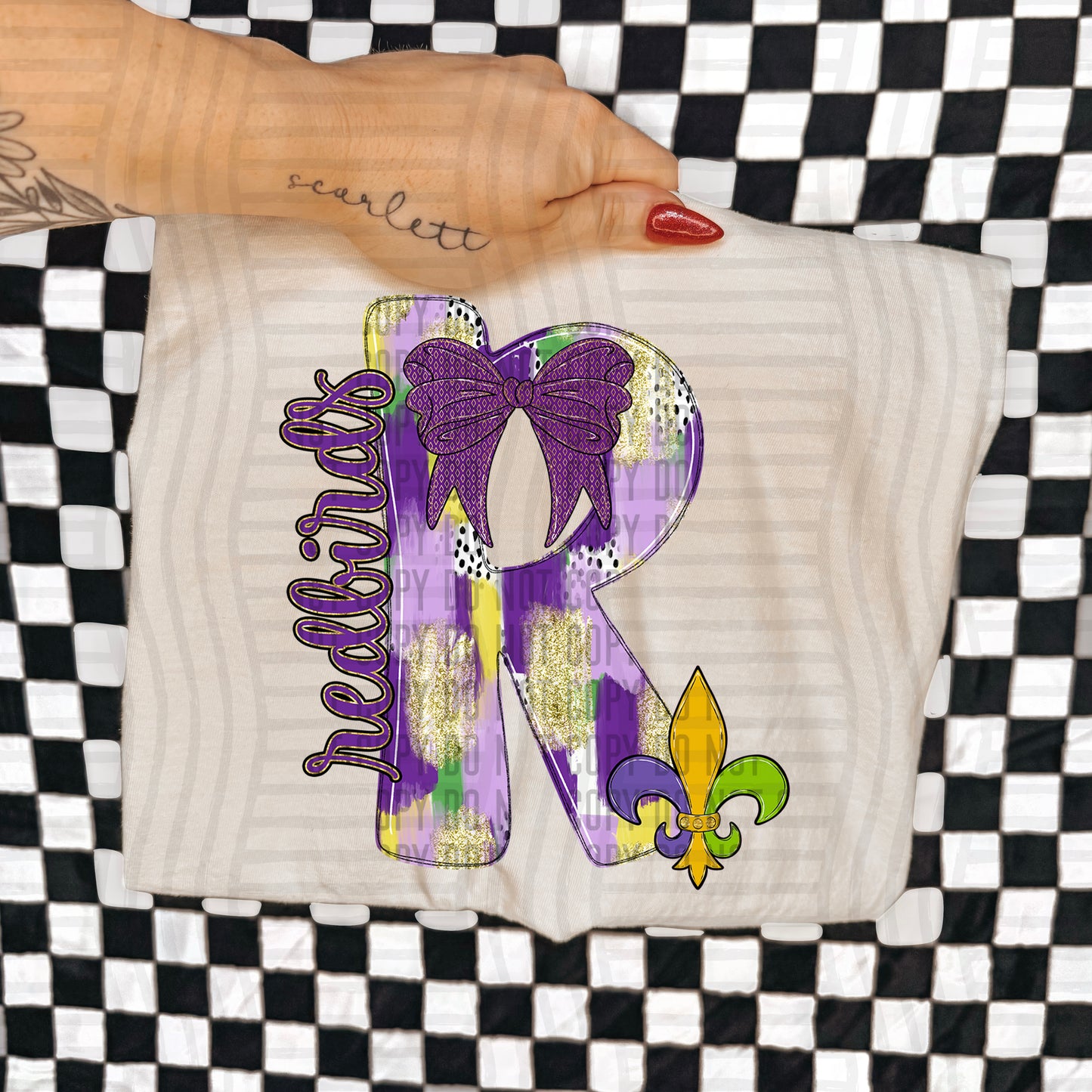 Mardi Mascots Custom + Dropdown  - 300 dpi Digital Download