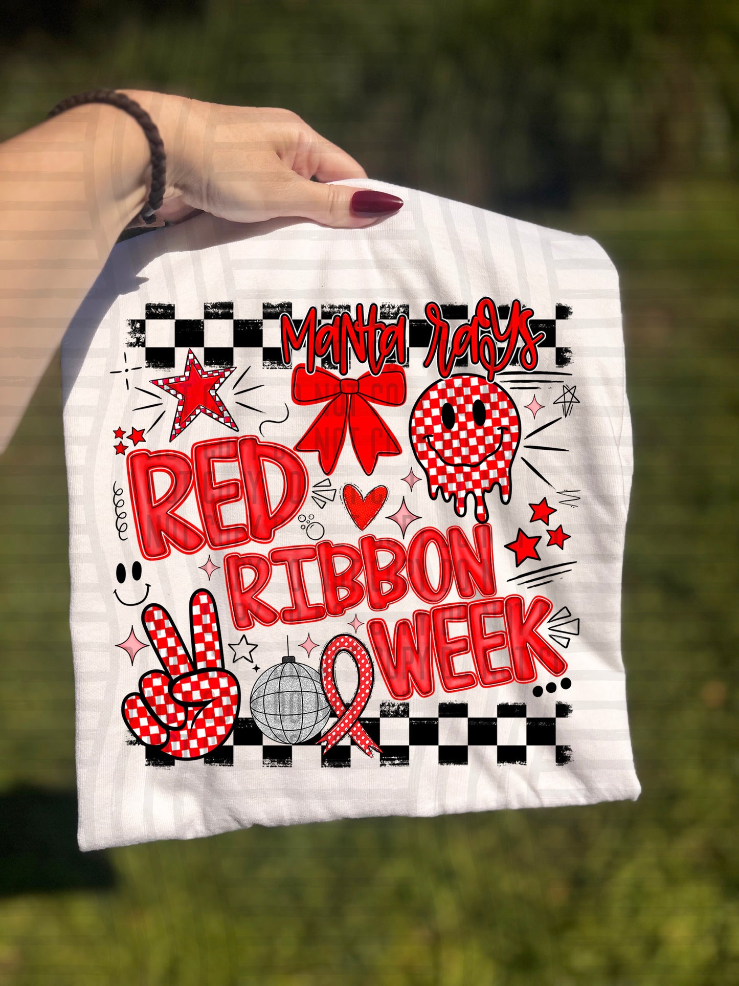 RED RIBBON WEEK - 300 dpi Digital Download