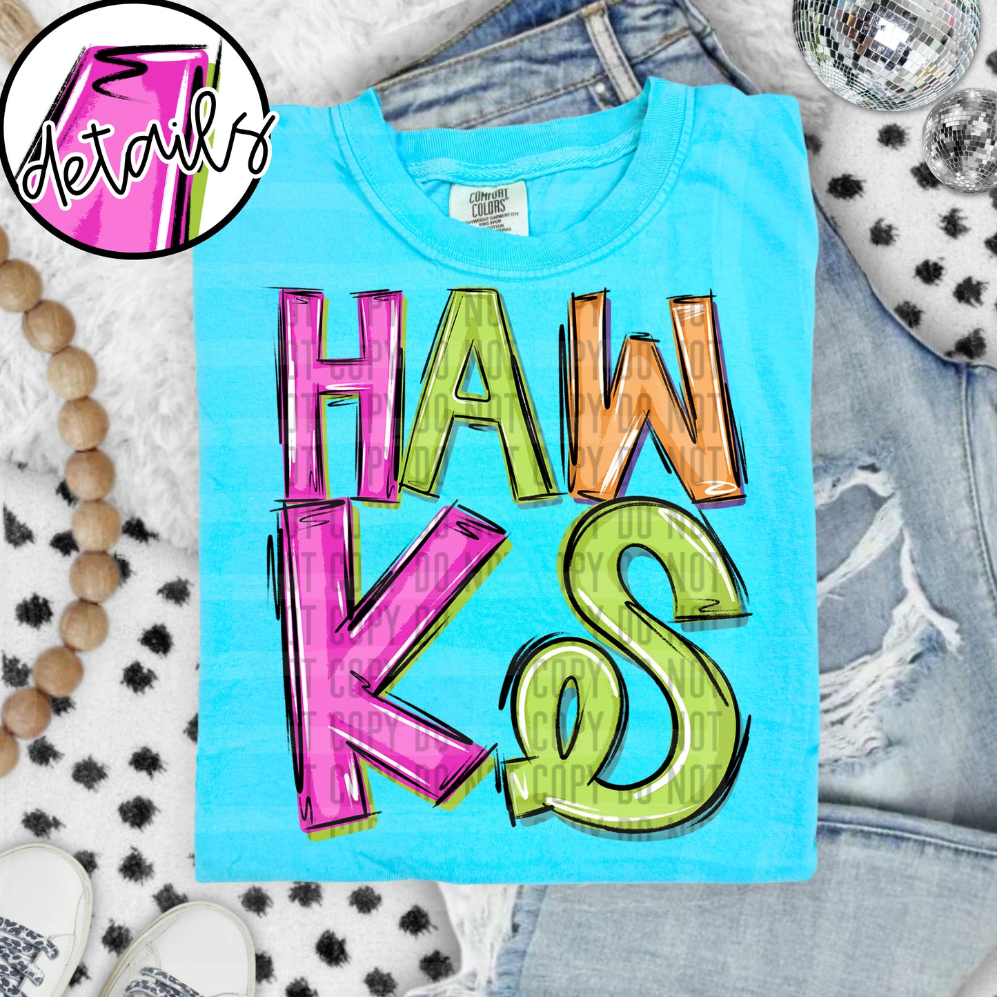 Neon Barbie Stacked - Custom + DROPDOWN - 300 DPI digital download