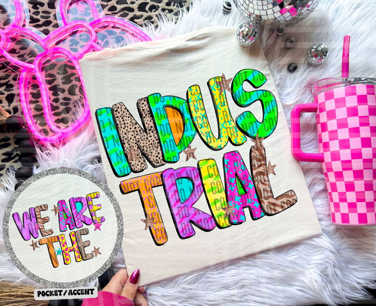 Funky Mix Up - Optional POCKET - Custom + Dropdown  - 300 dpi Digital Download