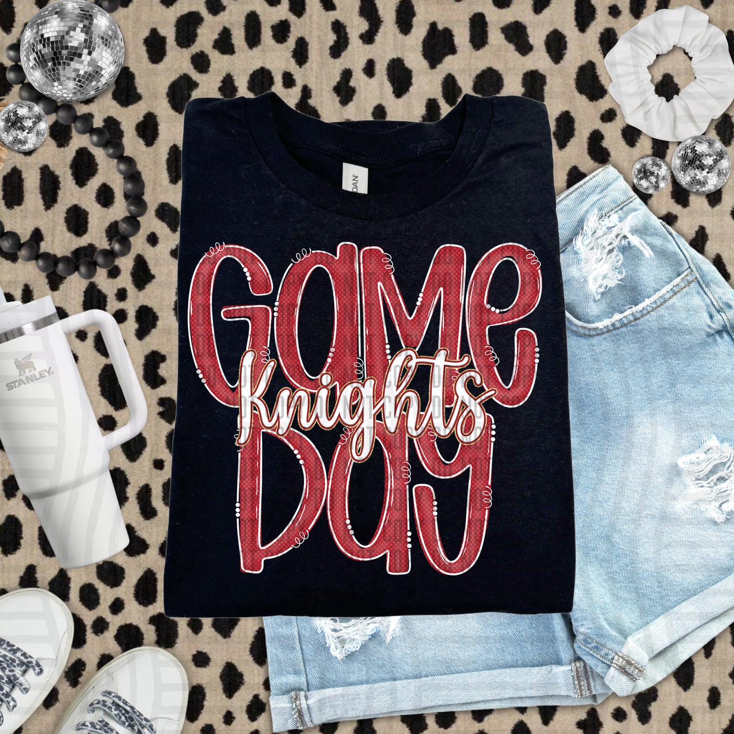 Crimson - GAME DAY Doodles - 300 dpi Digital Download