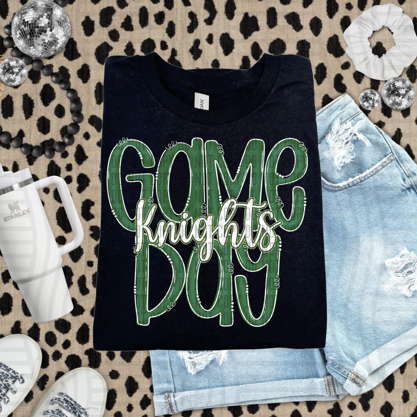 Dk Green - GAME DAY Doodles - 300 dpi Digital Download