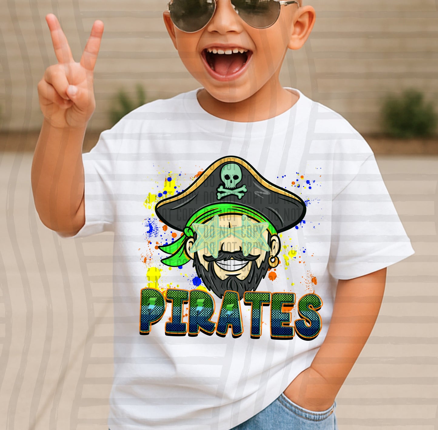 Paint Splatter STARRY EYED mascots blue/green/orange -  Digital Download 300DPI PNG FILE