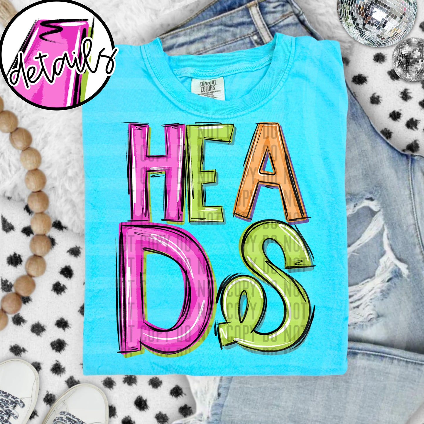 Neon Barbie Stacked - Custom + DROPDOWN - 300 DPI digital download