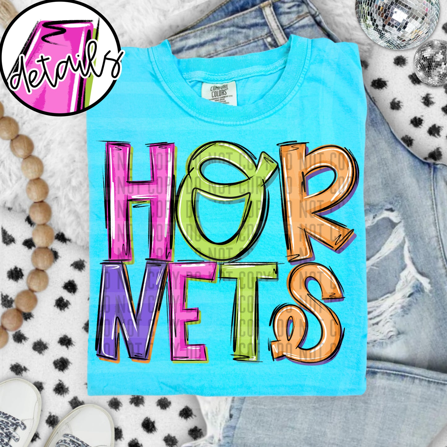 Neon Barbie Stacked - Custom + DROPDOWN - 300 DPI digital download