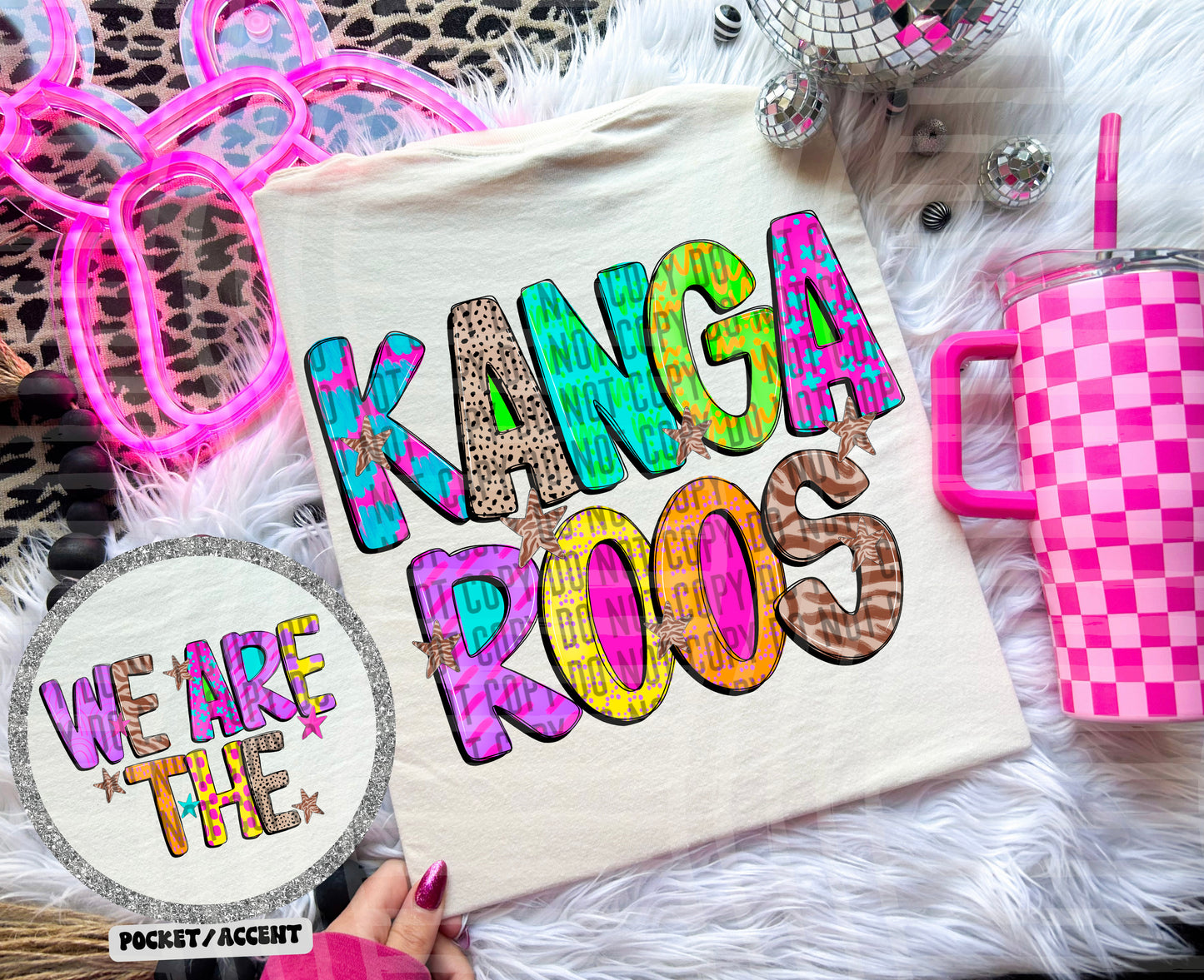 Funky Mix Up - Optional POCKET - Custom + Dropdown  - 300 dpi Digital Download