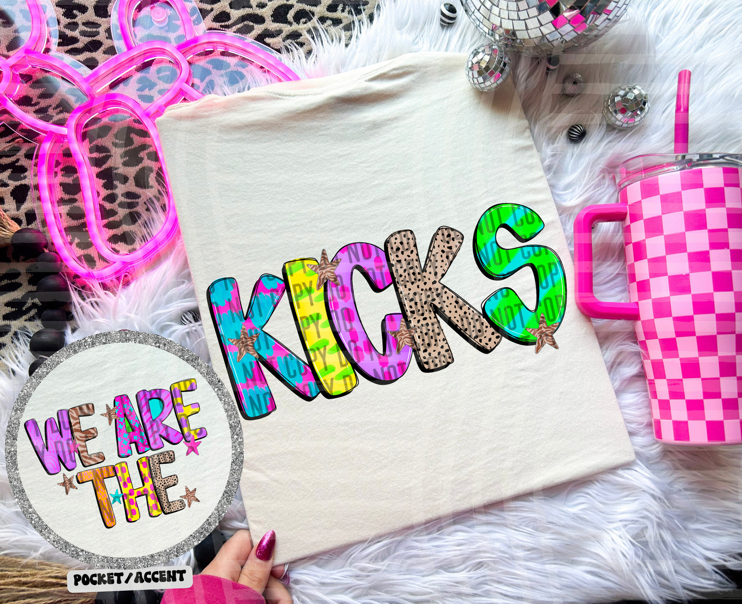 Funky Mix Up - Optional POCKET - Custom + Dropdown  - 300 dpi Digital Download