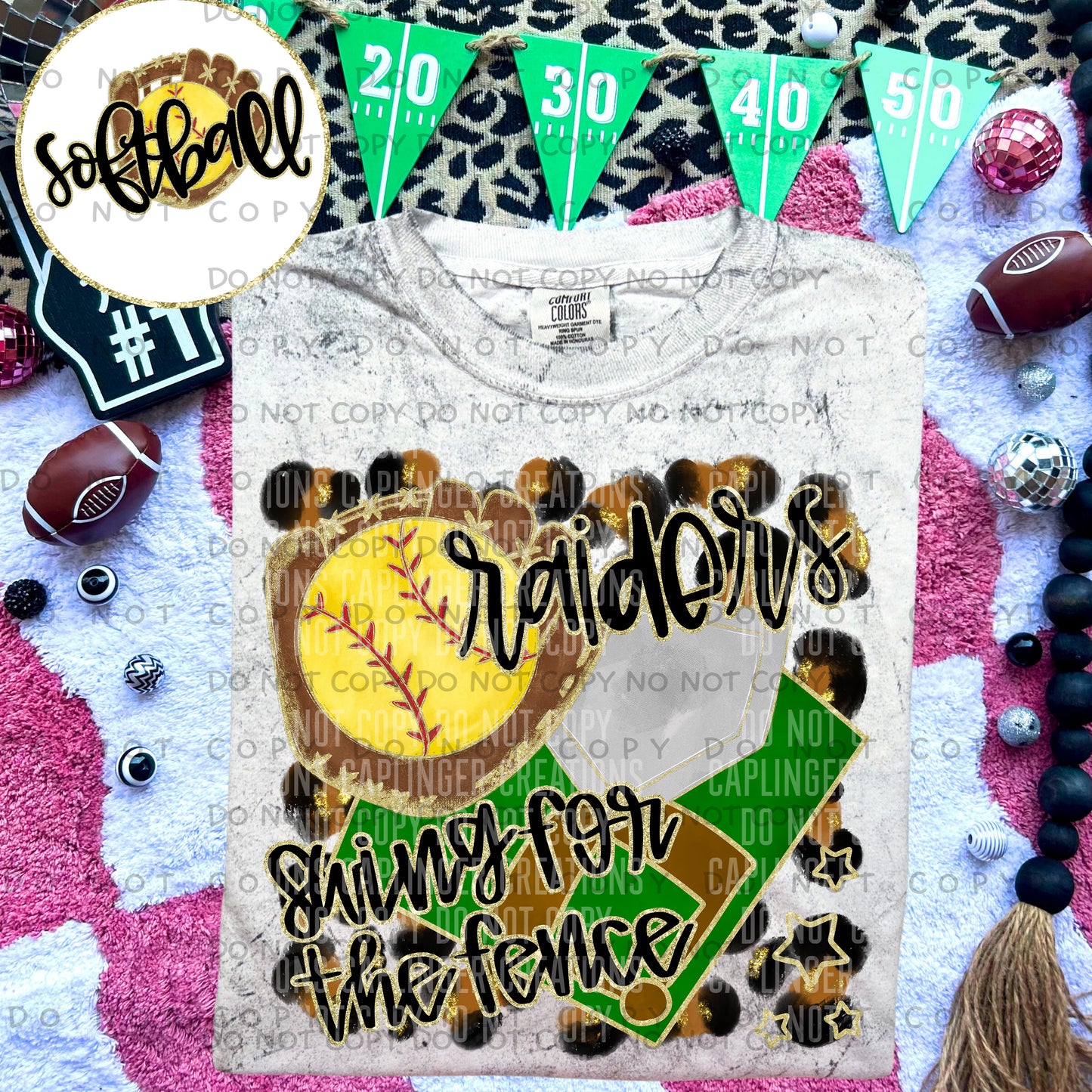 Swing for the fence - Animal Print SOFTBALL with optional sleeve/front- DROPDOWN + CUSTOM - Digital Download 300DPI PNG FILE