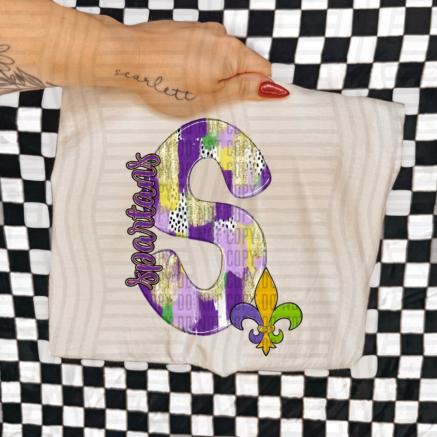 Mardi Mascots Custom + Dropdown  - 300 dpi Digital Download