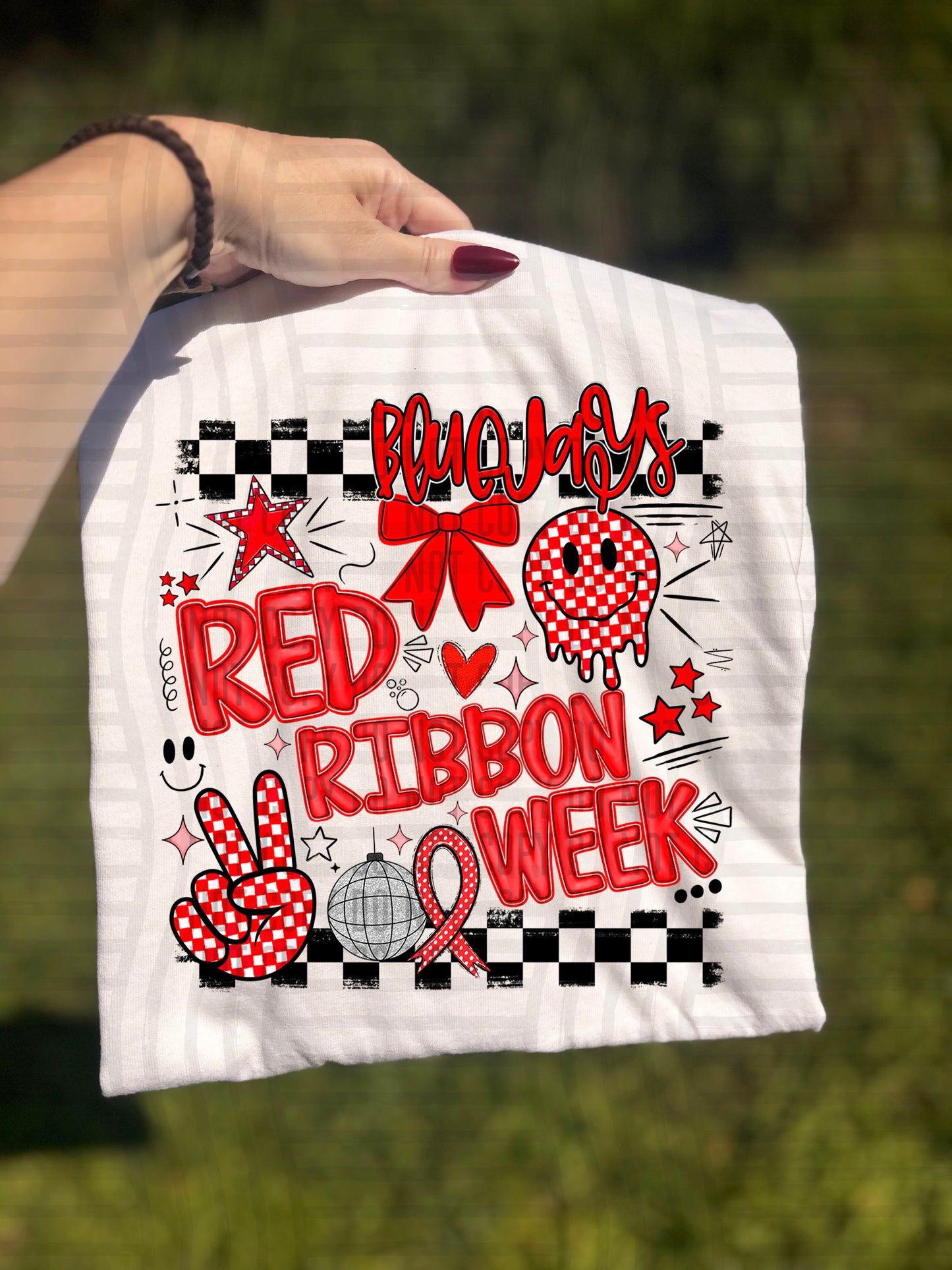 RED RIBBON WEEK - 300 dpi Digital Download