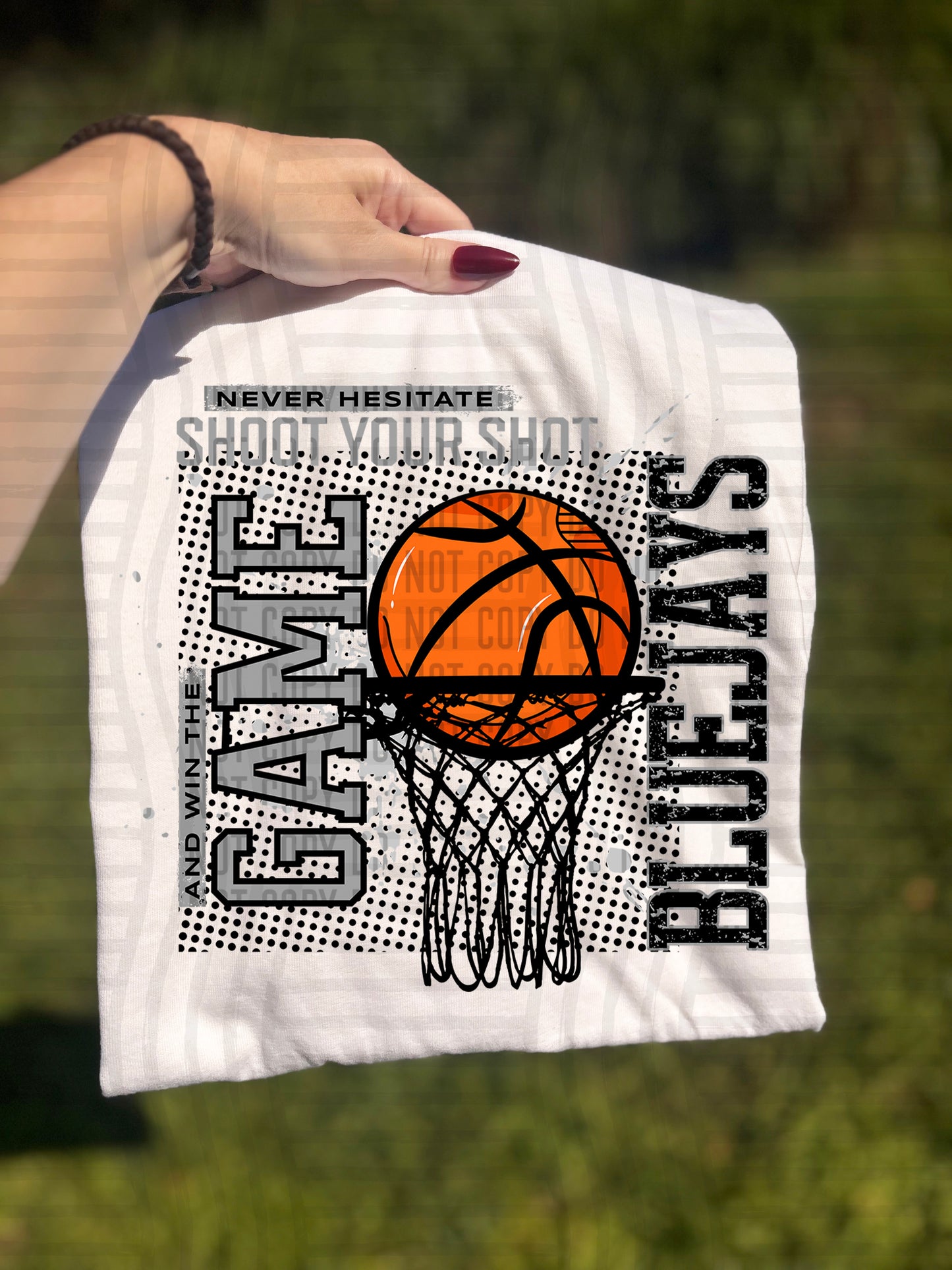 Basketball Never Hesitate - 300 dpi Digital Download