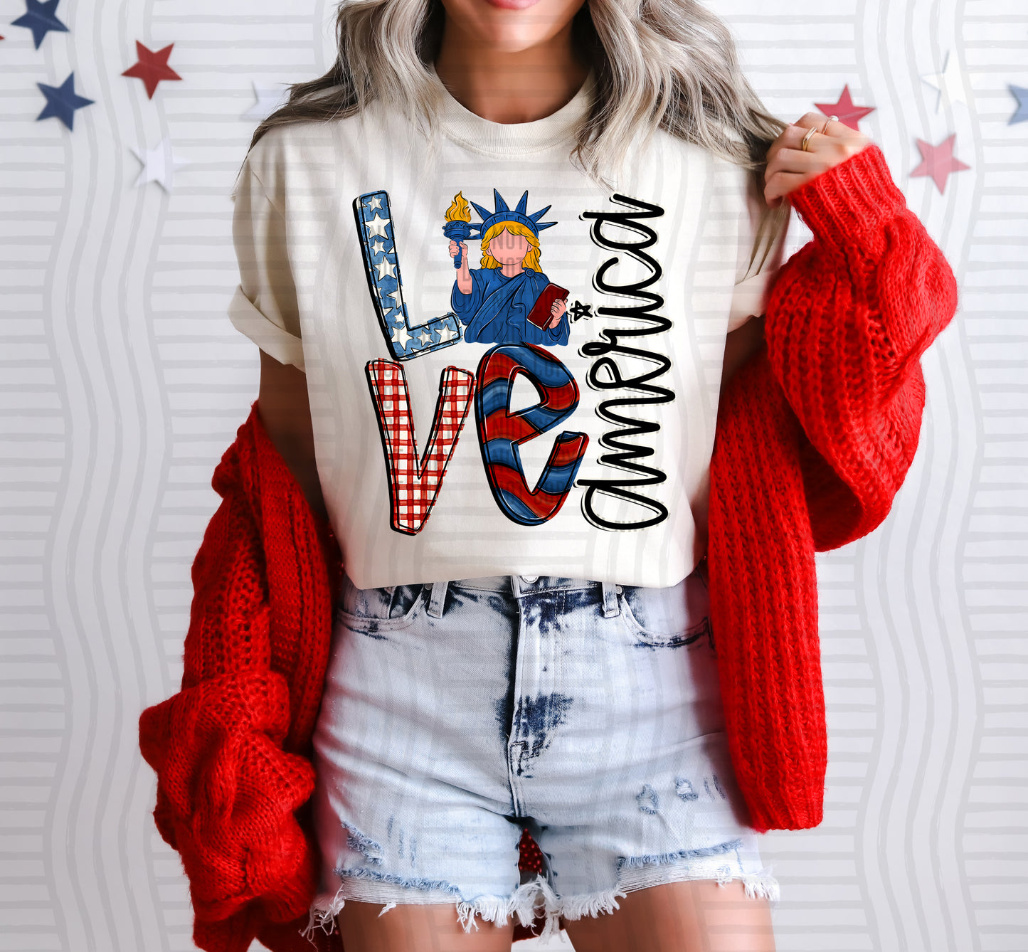 America The Beautiful DROP - Choose DESIGN - Digital Download 300DPI PNG FILE