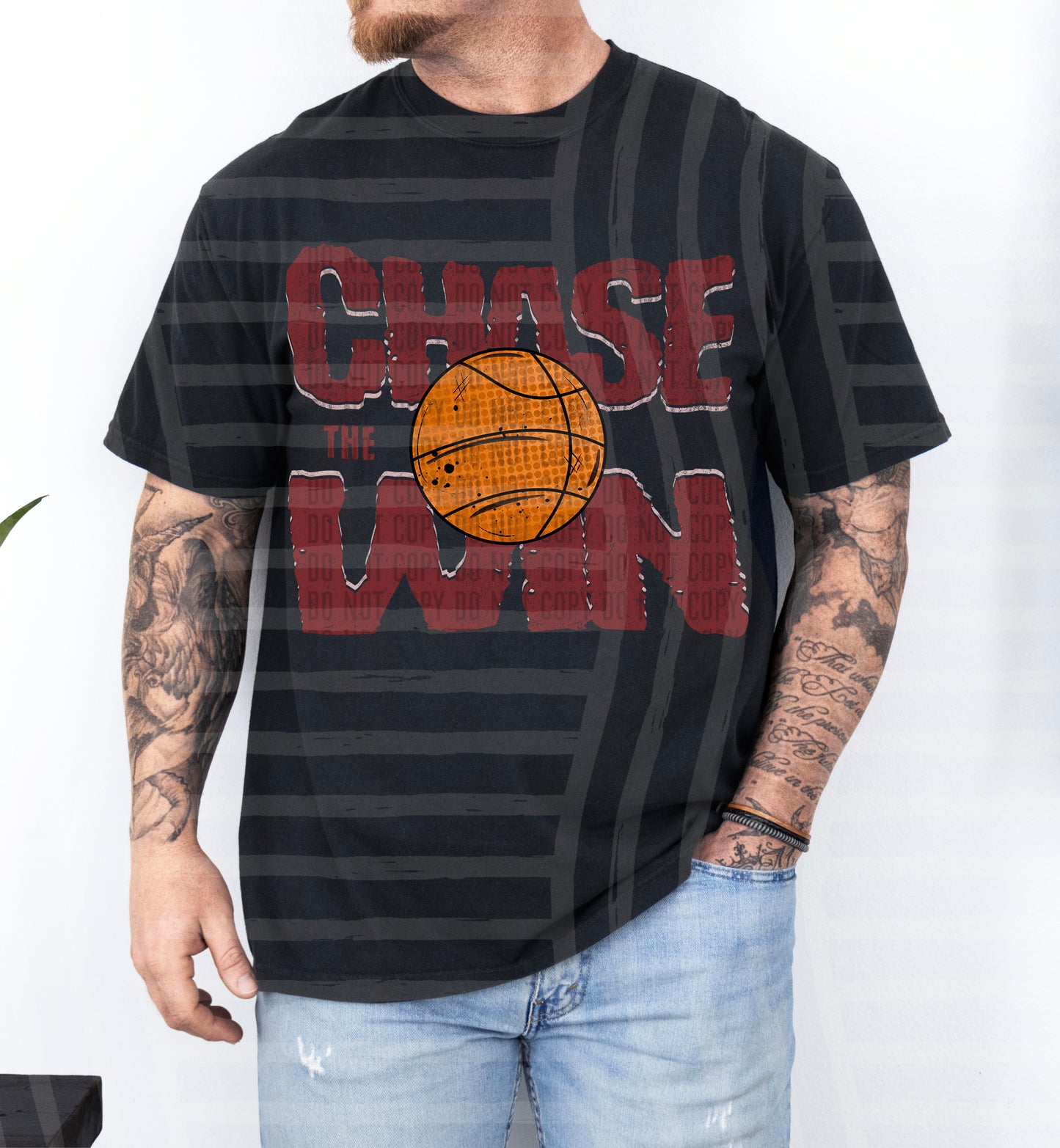 Chase the Win BASKETBALL - Color Dropdown Digital Download 300DPI PNG FILE