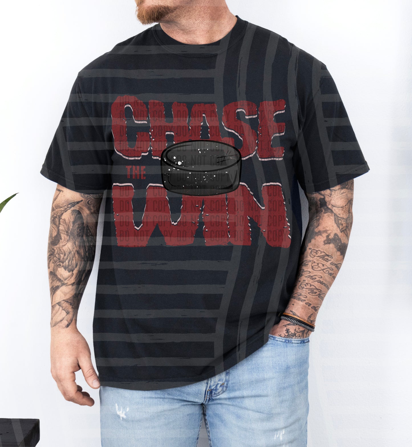 Chase the Win HOCKEY - Color Dropdown Digital Download 300DPI PNG FILE