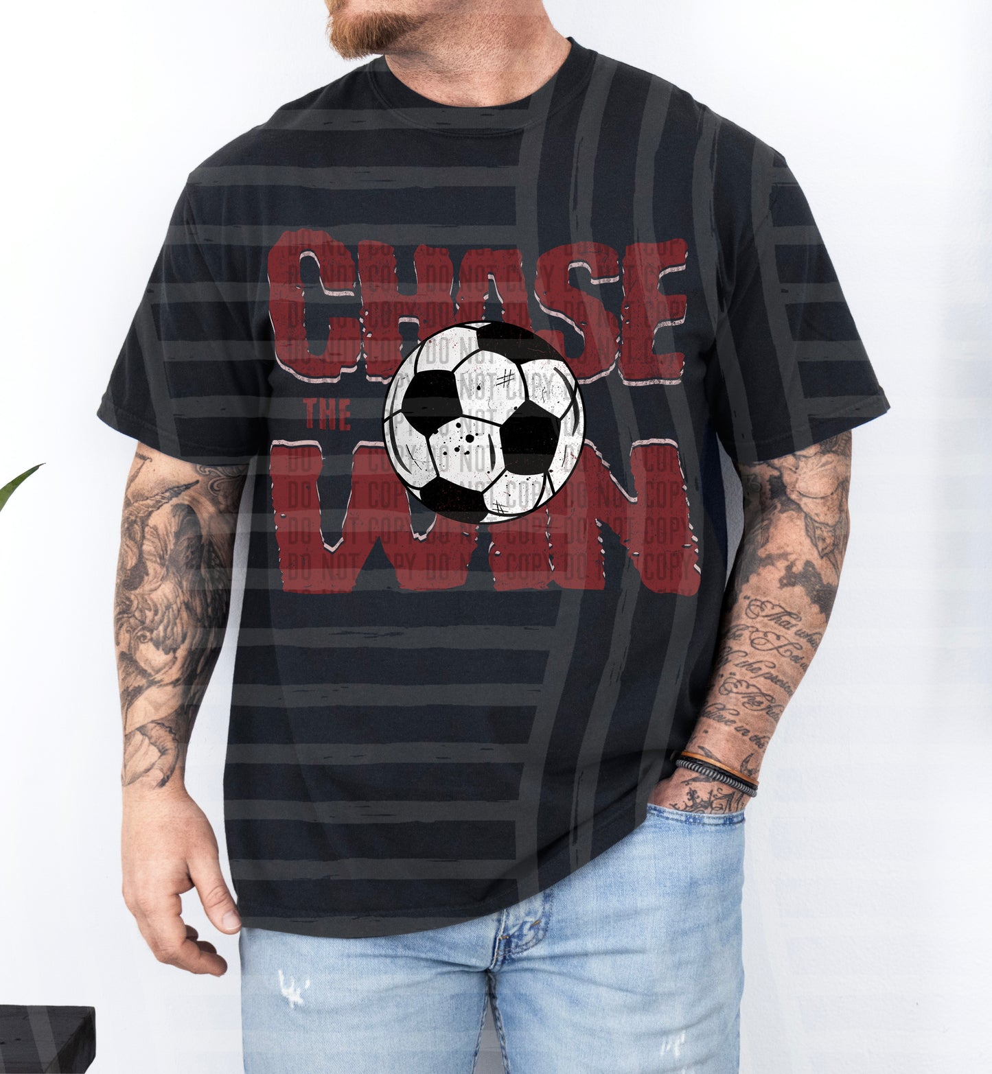 Chase the Win SOCCER - Color Dropdown Digital Download 300DPI PNG FILE