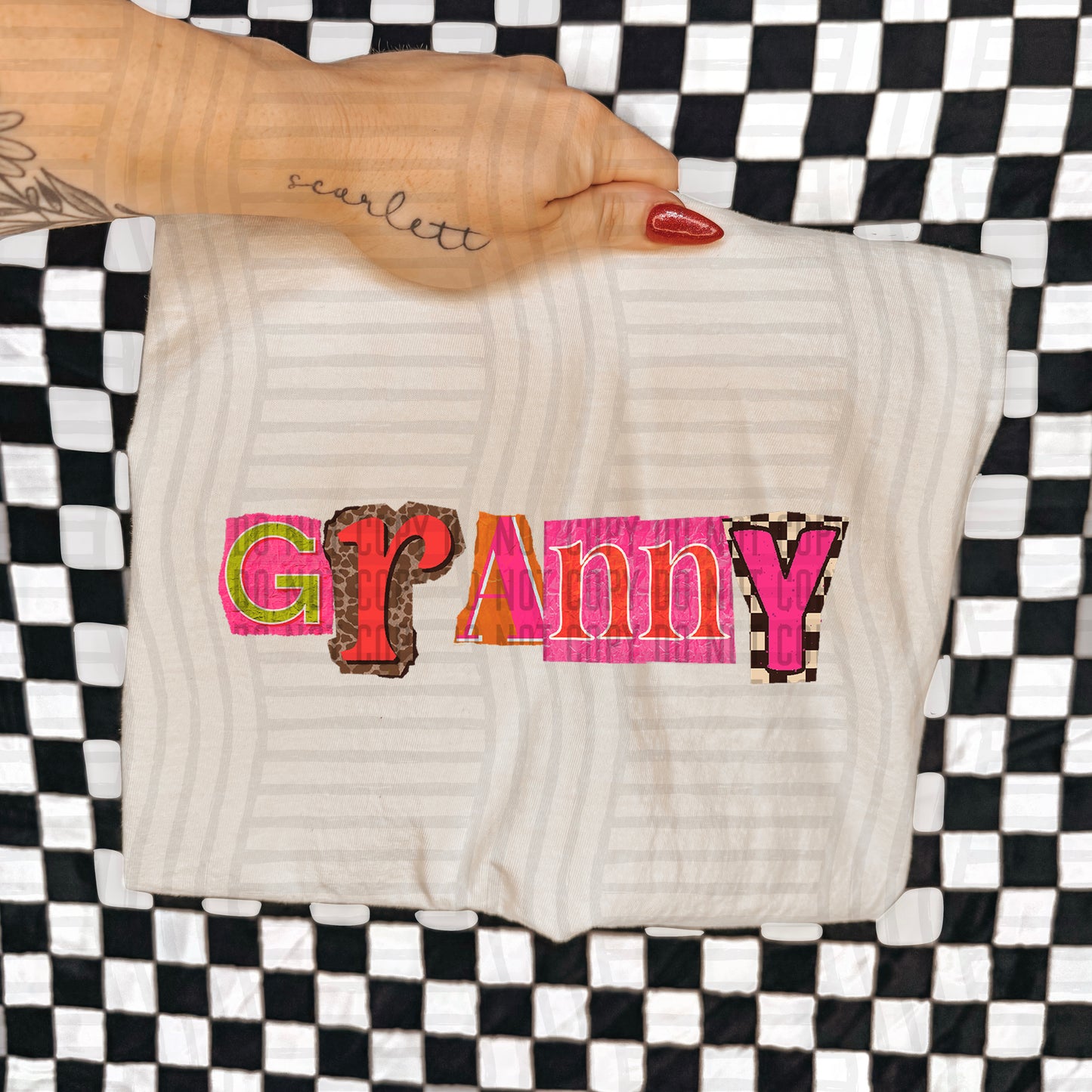 Retro Magazine NAMES - DROPDOWN + CUSTOM - Digital Download 300DPI PNG FILE