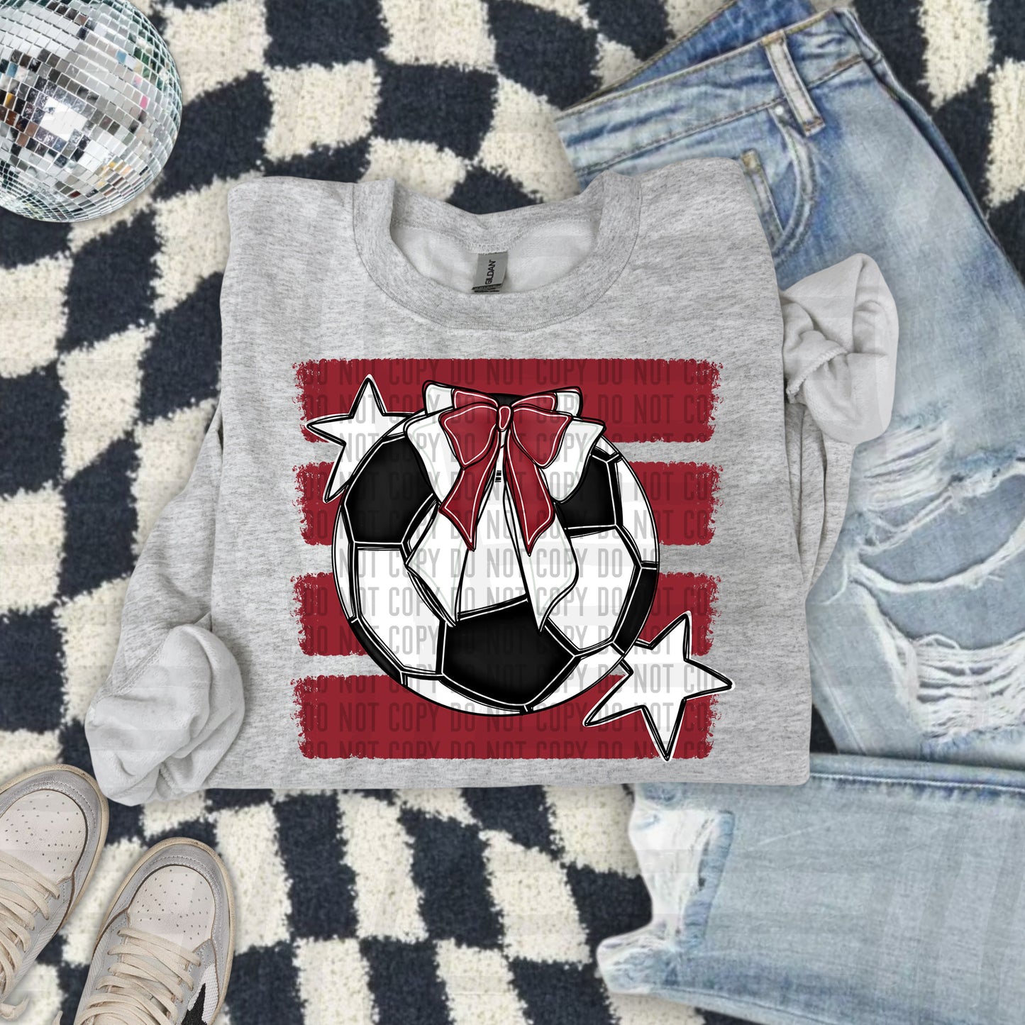 SOCCER BOW CC 2608-0011 - Color Dropdown Digital Download 300DPI PNG FILE