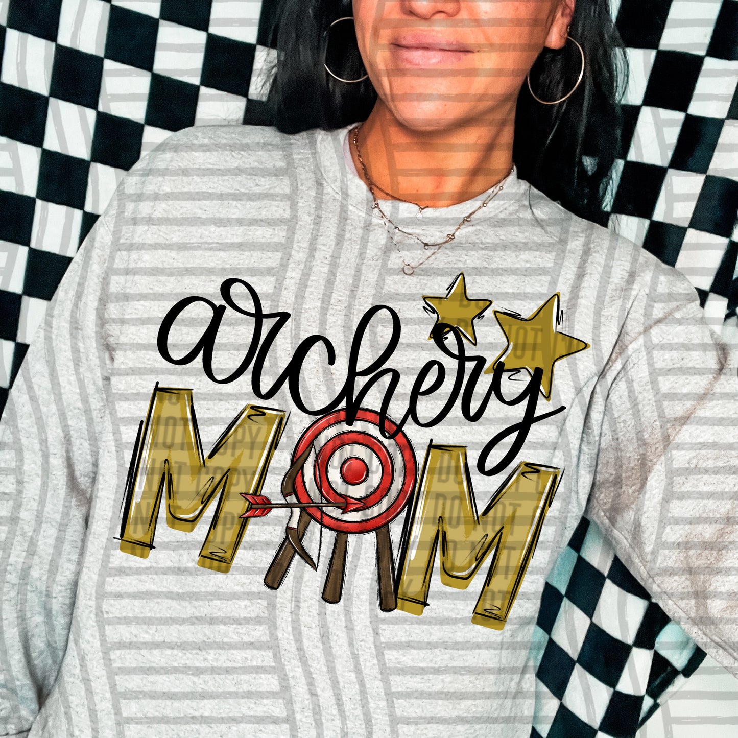 Archery Mom - Color Dropdown Digital Download 300DPI PNG FILE