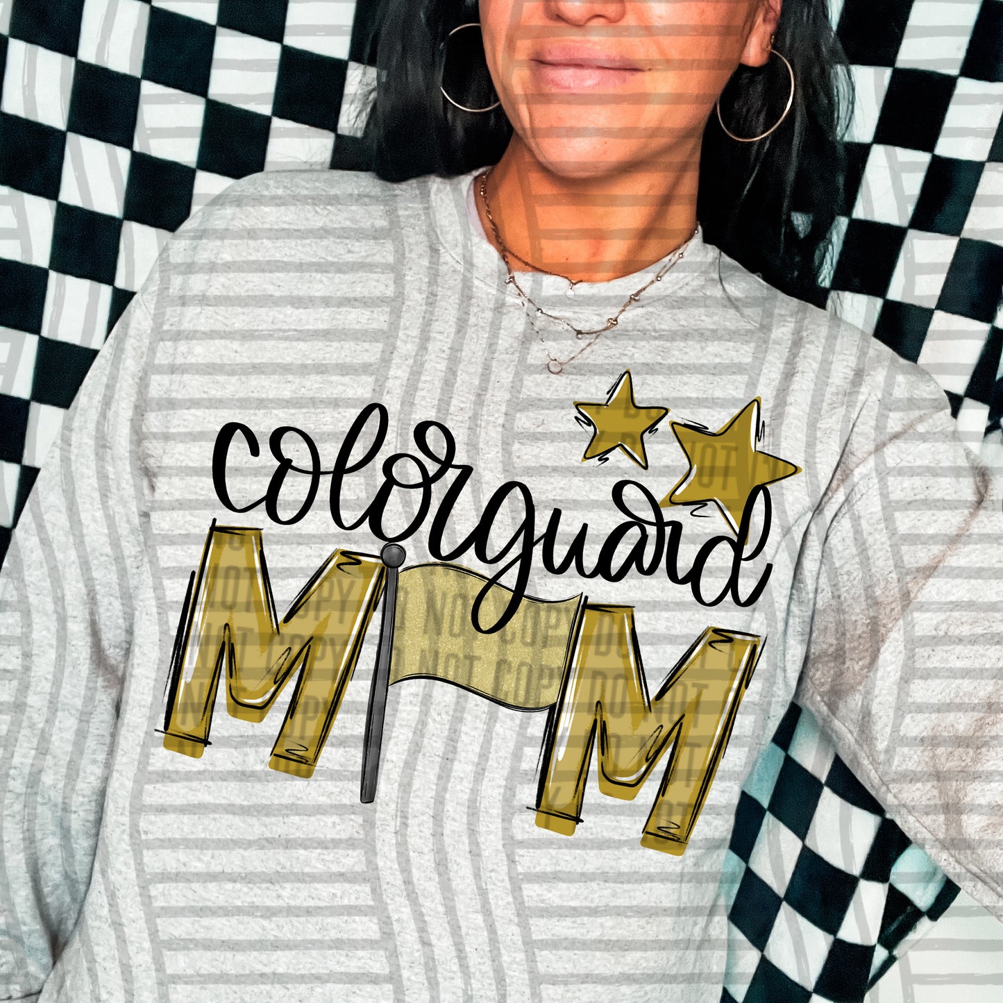 Colorguard Mom - Color Dropdown Digital Download 300DPI PNG FILE