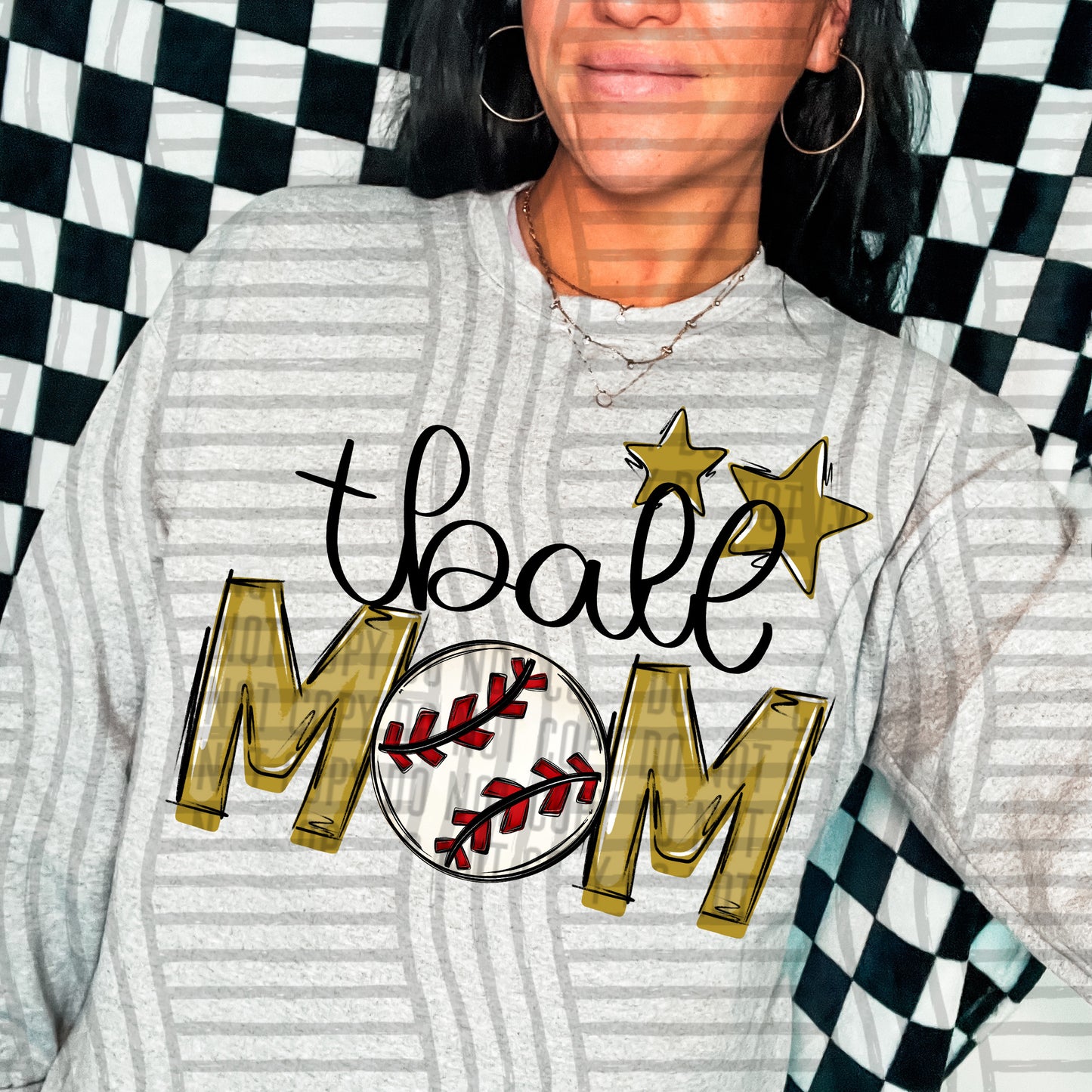 Tball Mom - Color Dropdown Digital Download 300DPI PNG FILE