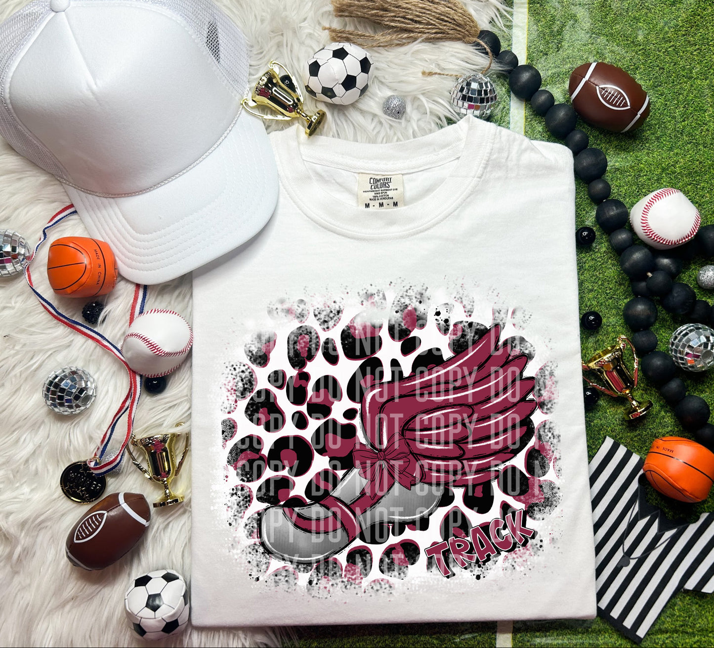 Leopard Coquette Sports Color Dropdown Digital Download 300 DPI PNG