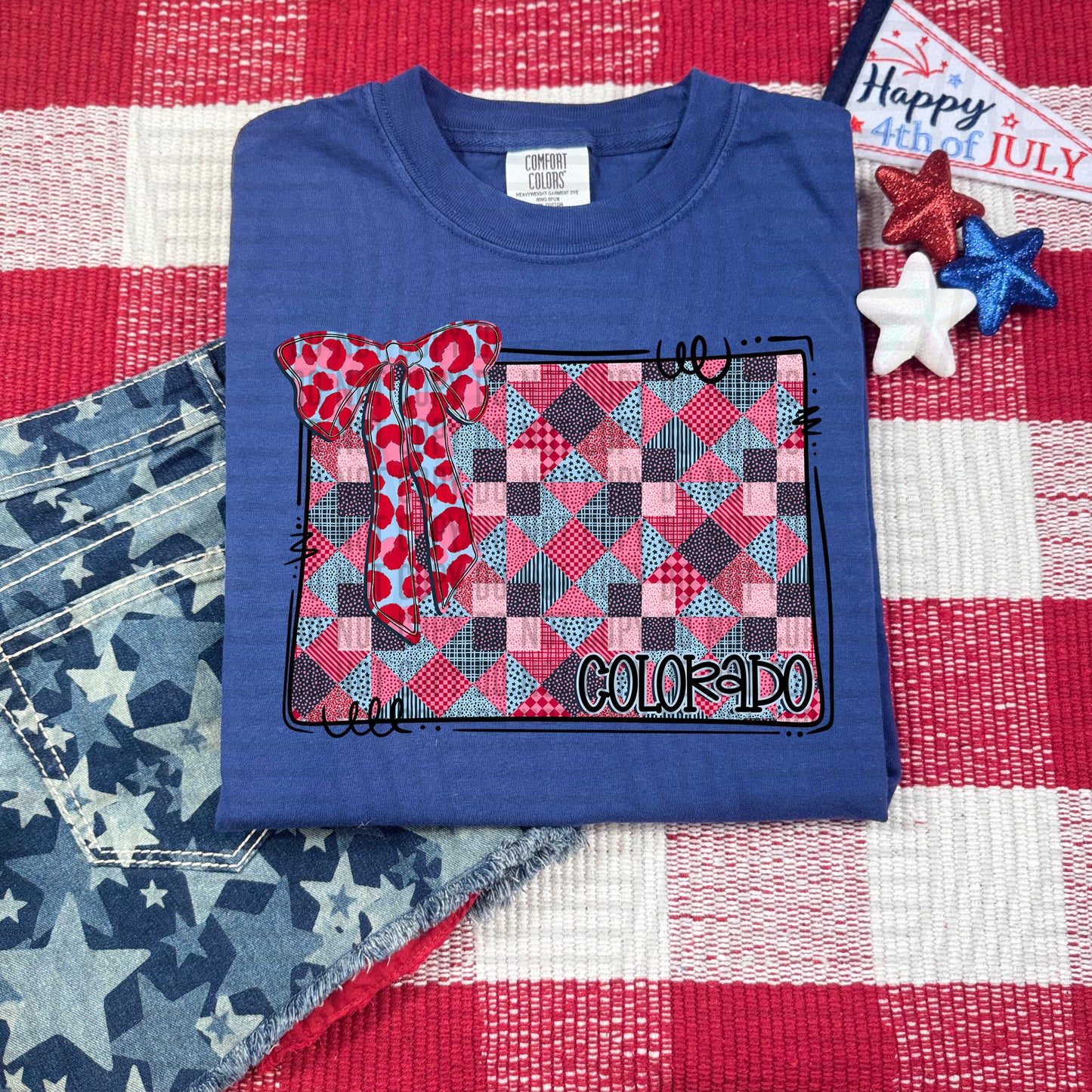 RWB PATCHWORK  -PICK A STATE -  Digital download 300DPI PNG FILE