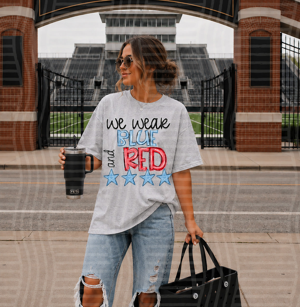 We Wear COLORS - Custom + DROPDOWN - 300 DPI digital download