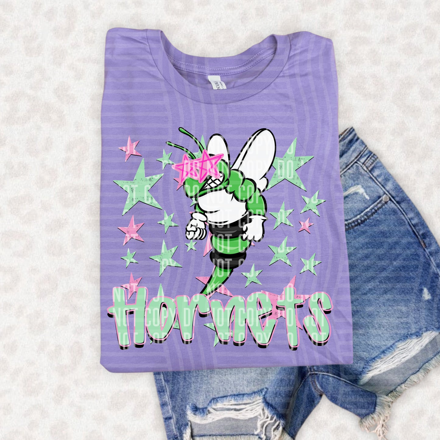 PREPPY STARRY EYED mascots pink/green -  Digital Download 300DPI PNG FILE