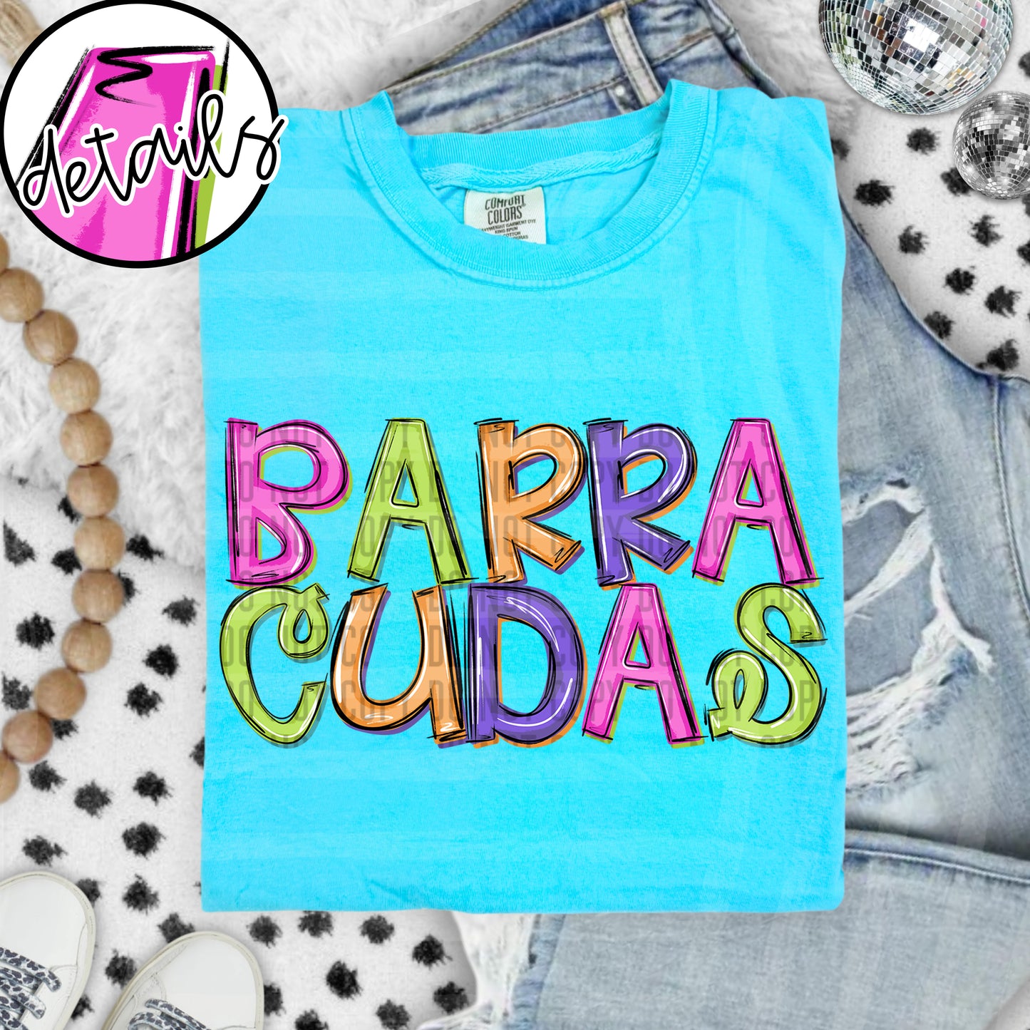 Neon Barbie Stacked - Custom + DROPDOWN - 300 DPI digital download