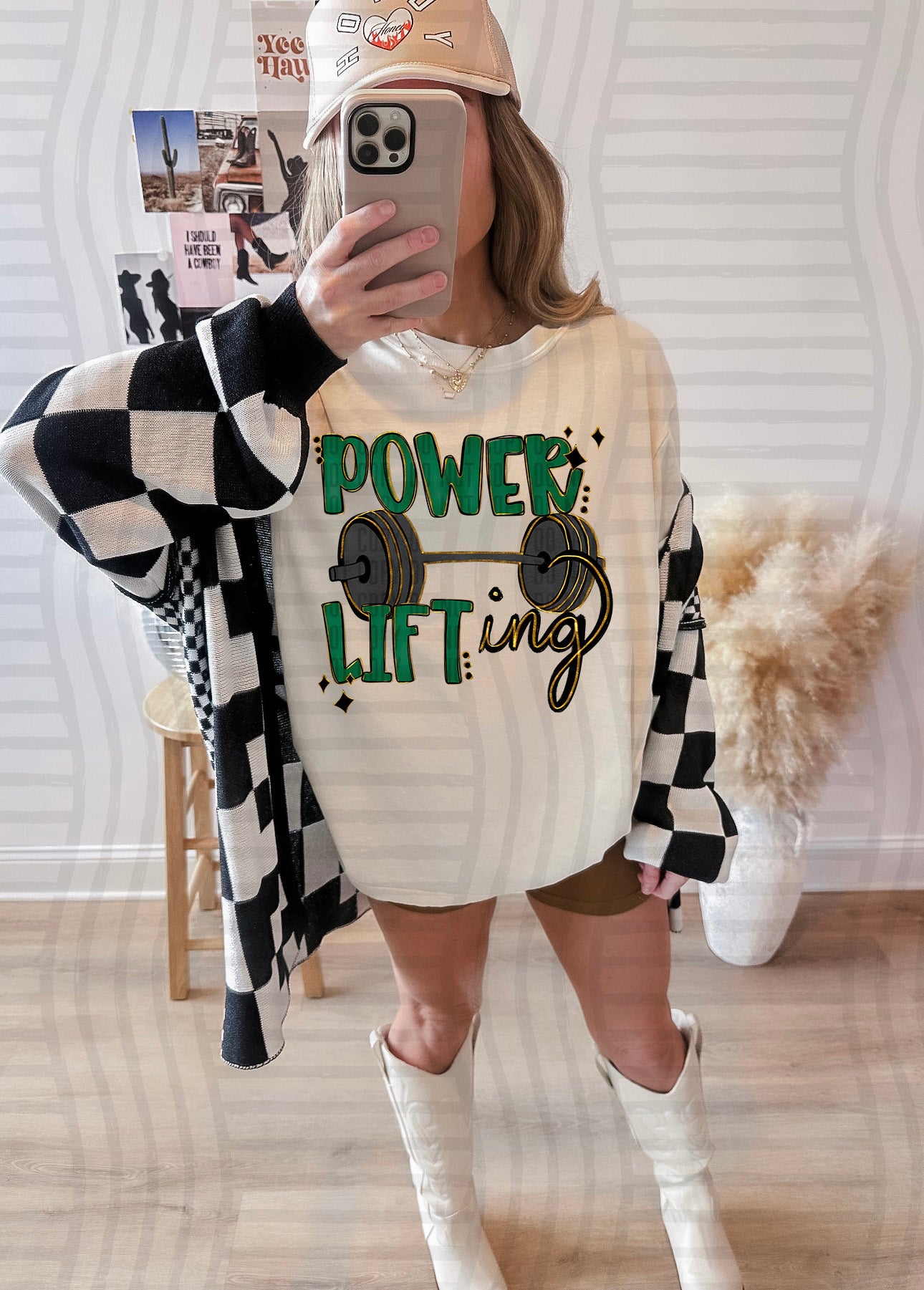 Power Lifting - Color Dropdown Digital Download 300DPI PNG FILE