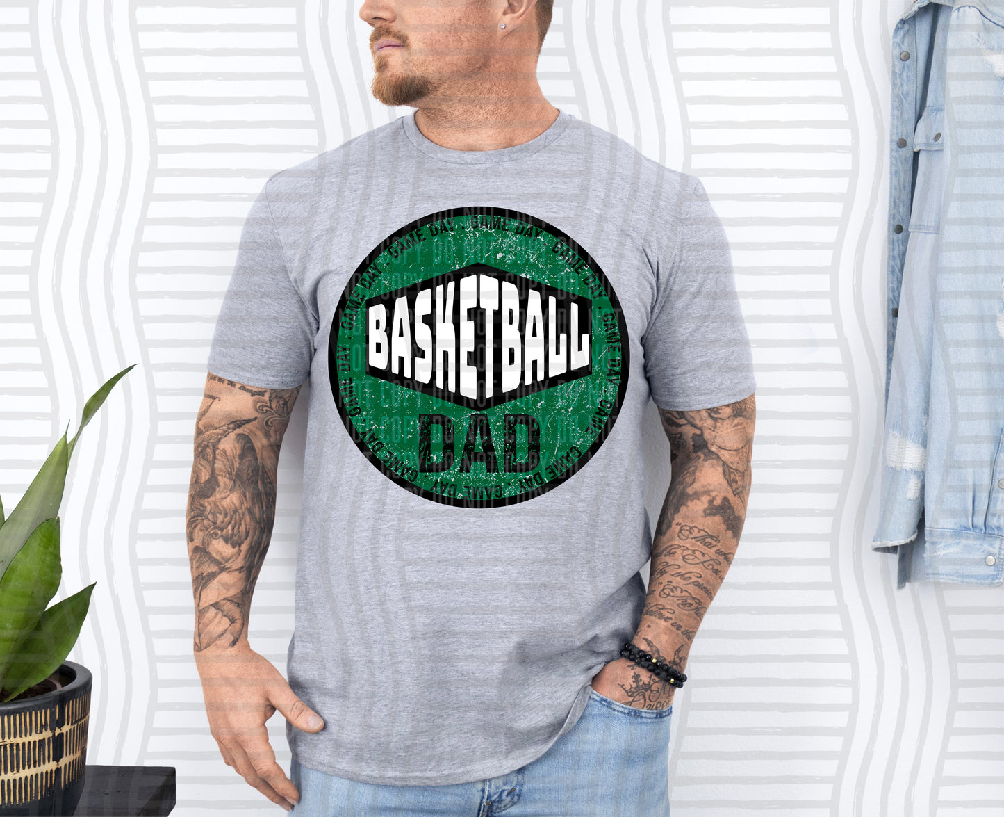 Basketball DAD -Color Dropdown Digital Download 300DPI PNG FILE