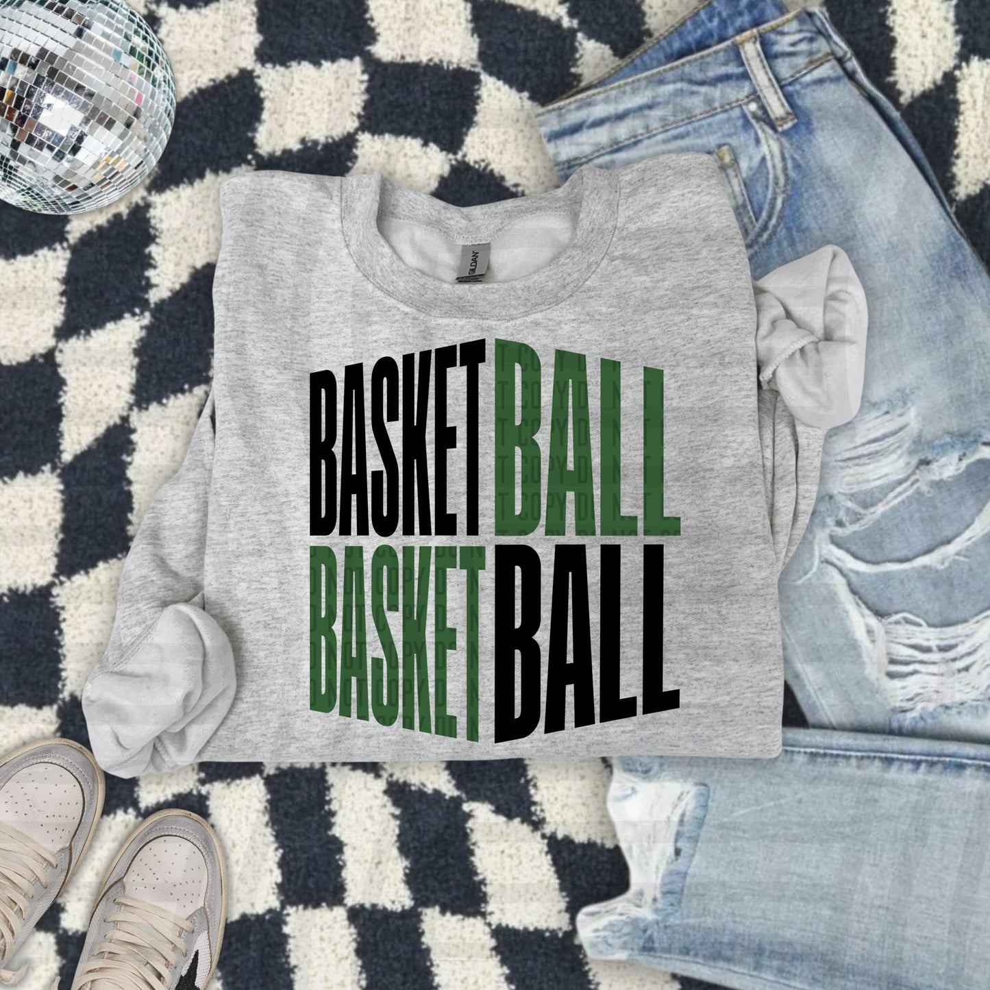 BASKETBALL Word Art -Color Dropdown Digital Download 300DPI PNG FILE