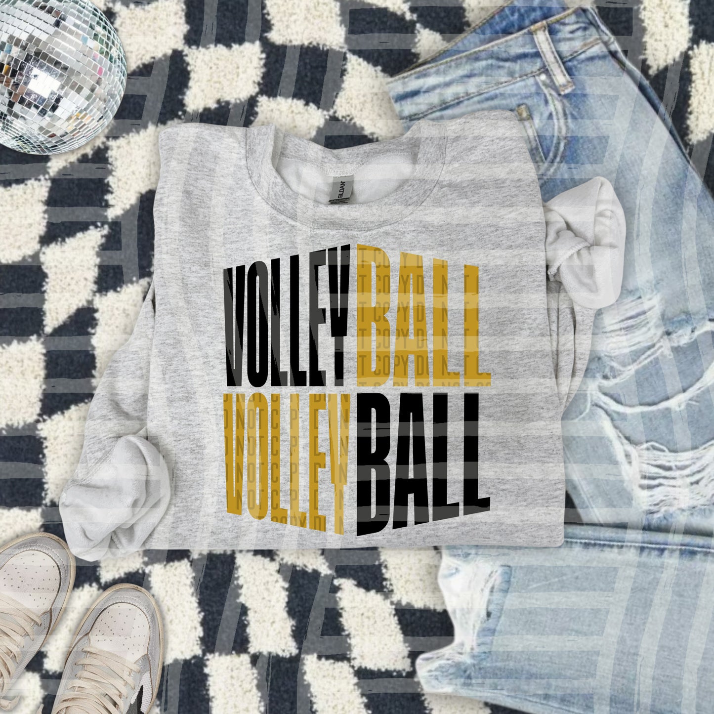 Volleyball word art - Color Dropdown Digital Download 300DPI PNG FILE