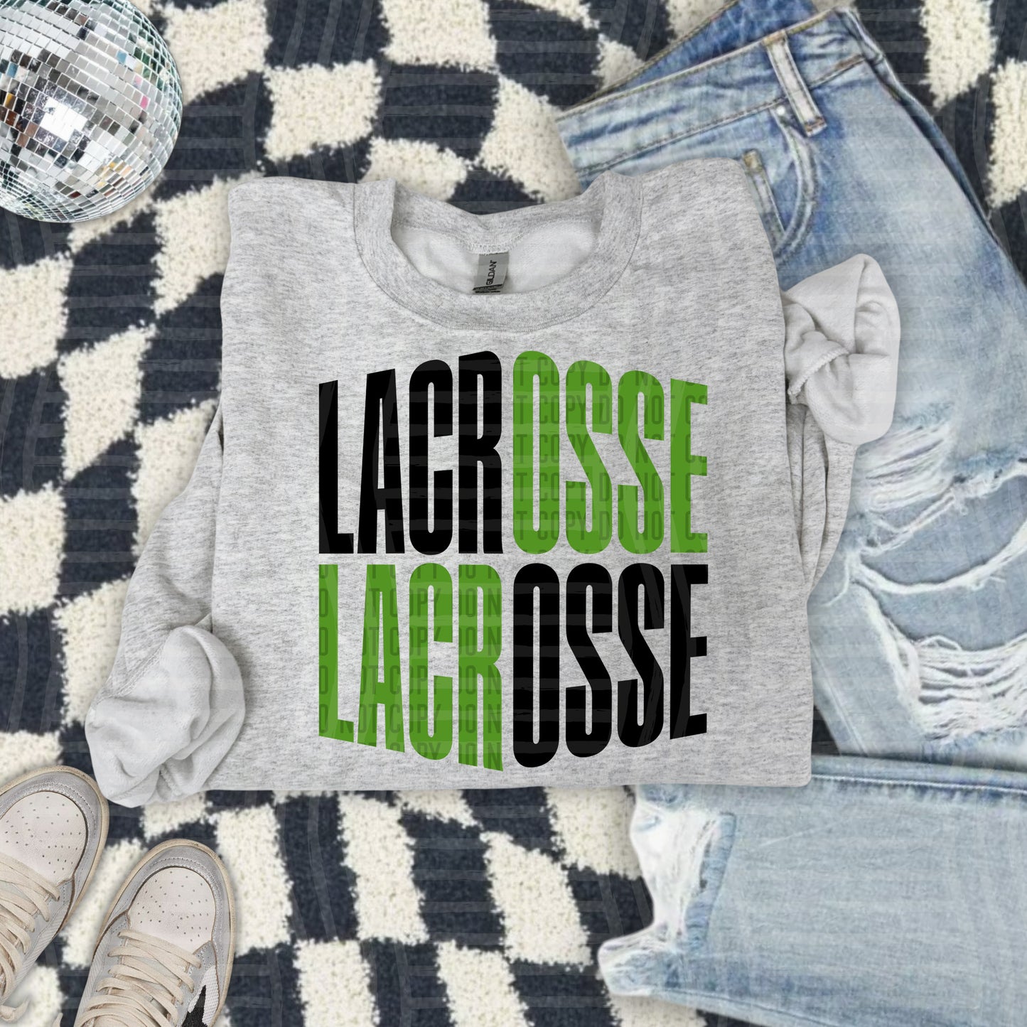 LACROSSE word art - Color Dropdown Digital Download 300DPI PNG FILE