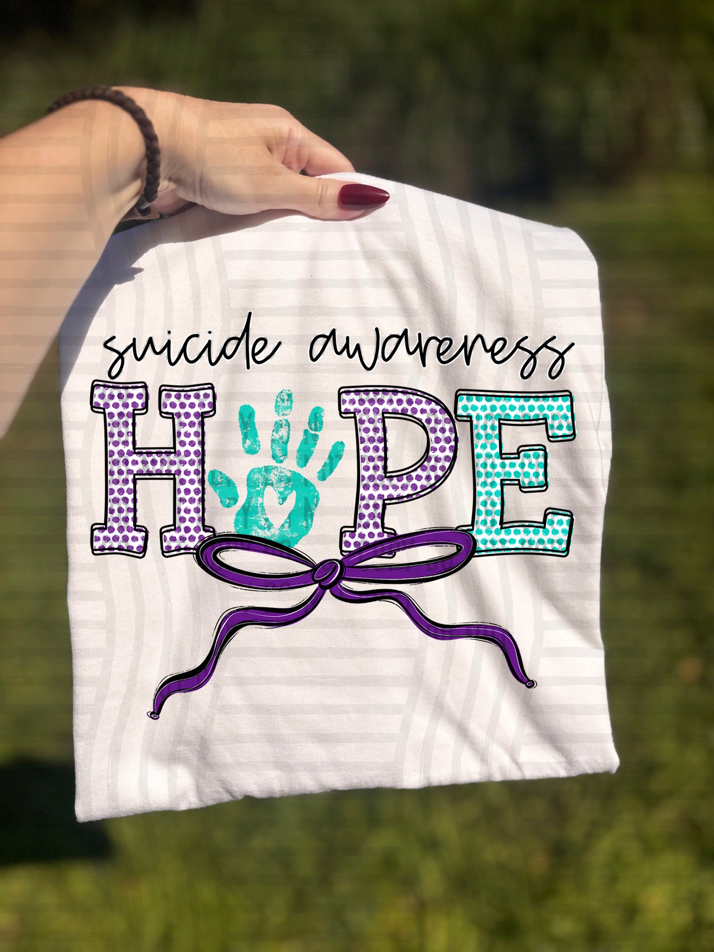 Suicide Awareness - 300DPI PNG FILE