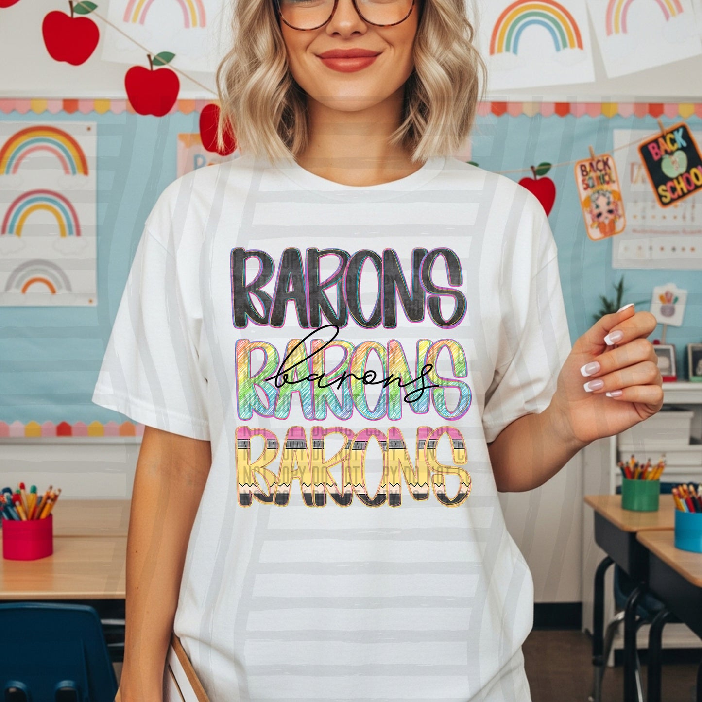 Crayon cutie Stacked - Custom + DROPDOWN - 300 DPI digital download