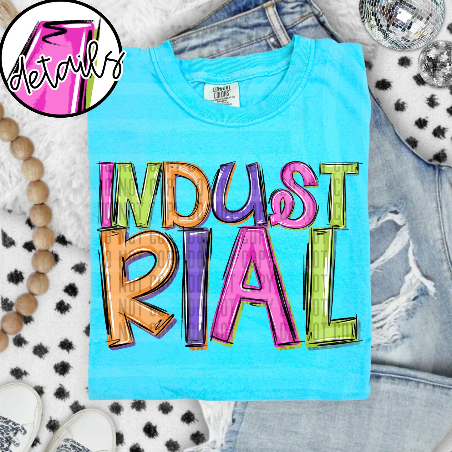 Neon Barbie Stacked - Custom + DROPDOWN - 300 DPI digital download