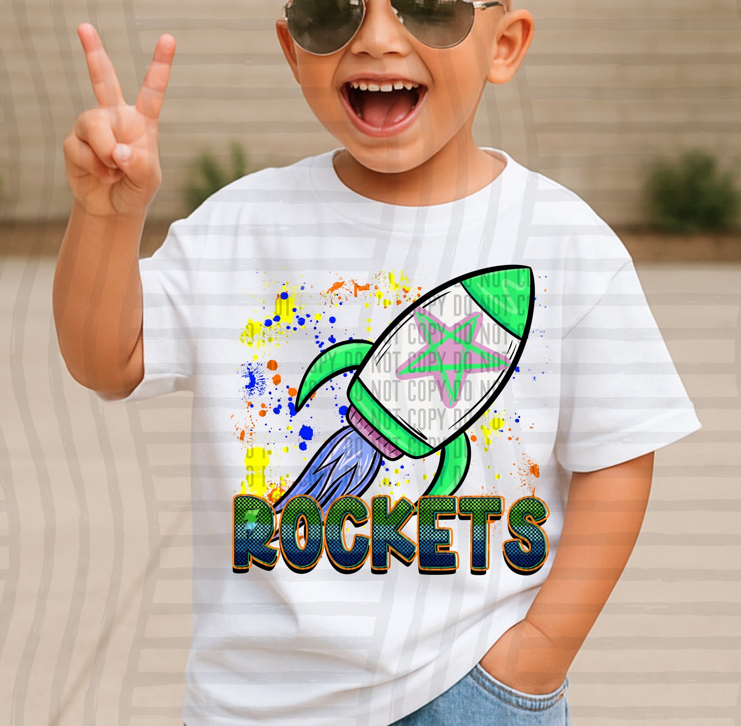 Paint Splatter STARRY EYED mascots blue/green/orange -  Digital Download 300DPI PNG FILE