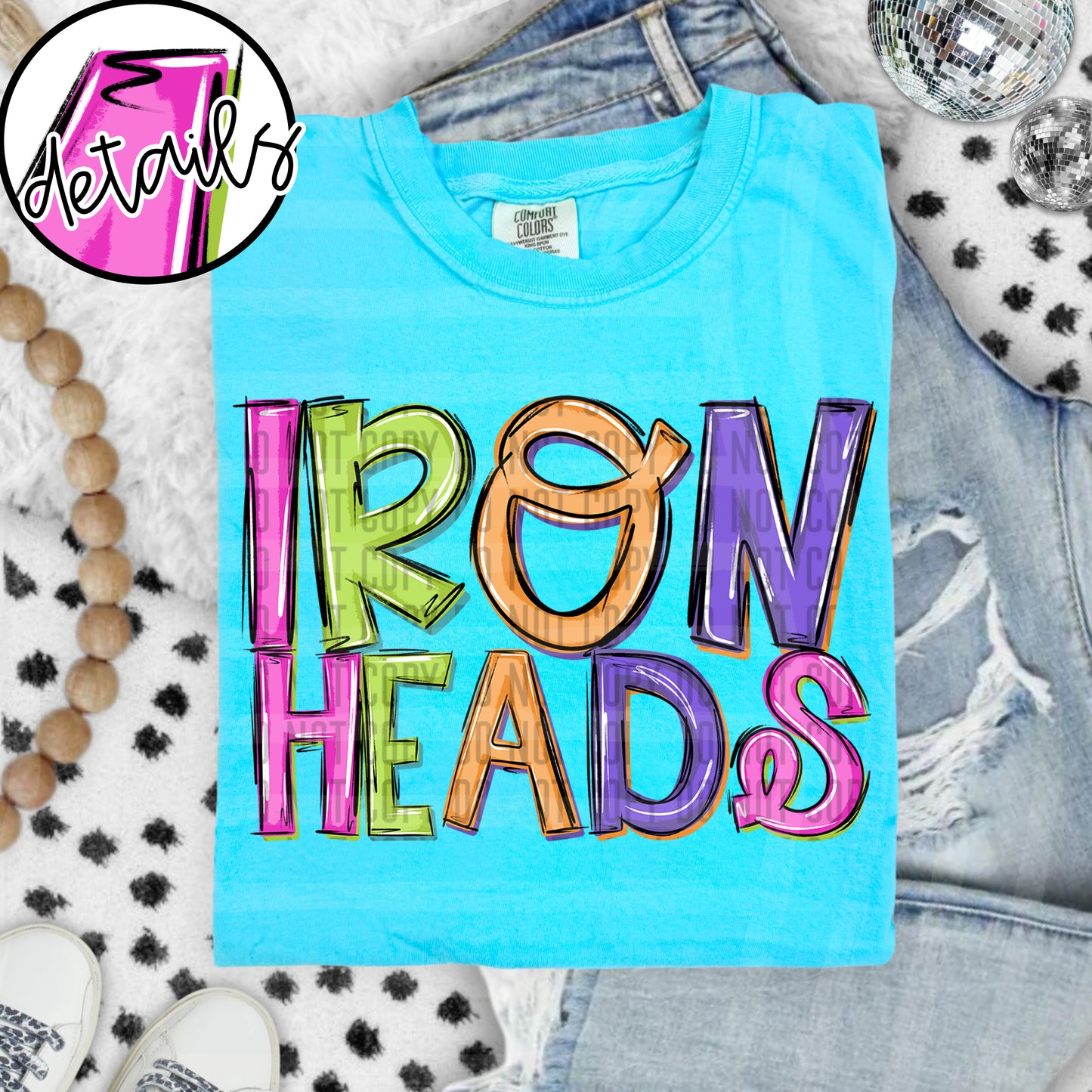 Neon Barbie Stacked - Custom + DROPDOWN - 300 DPI digital download
