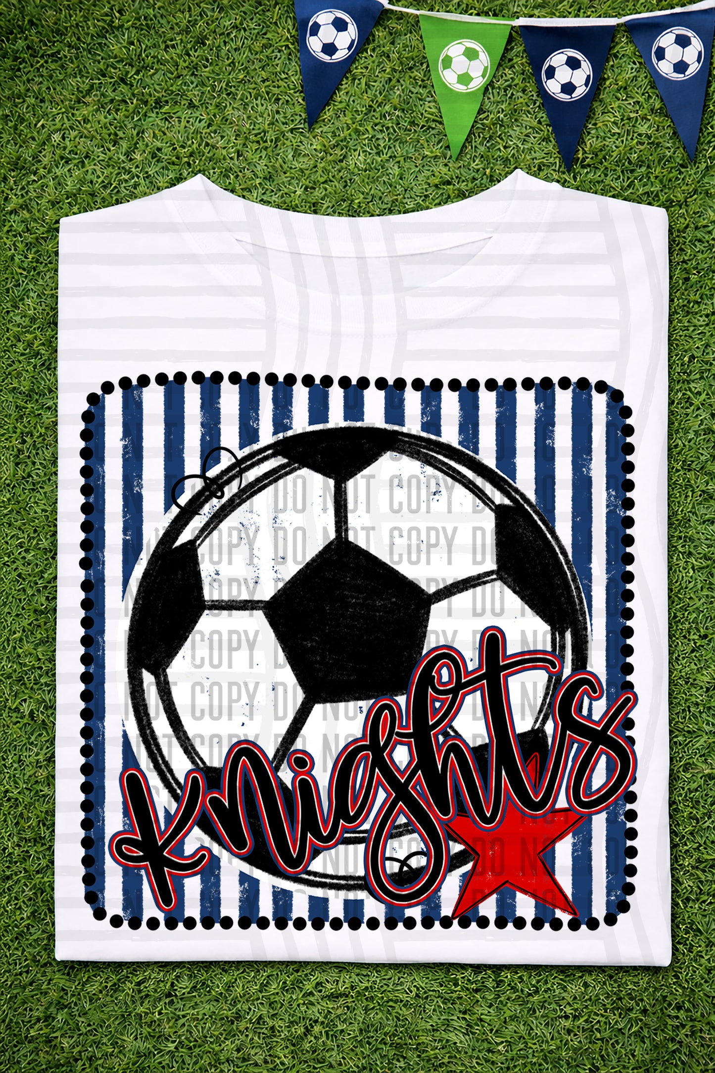 Soccer RWB Framed -  Custom + DROPDOWN - 300 DPI digital download