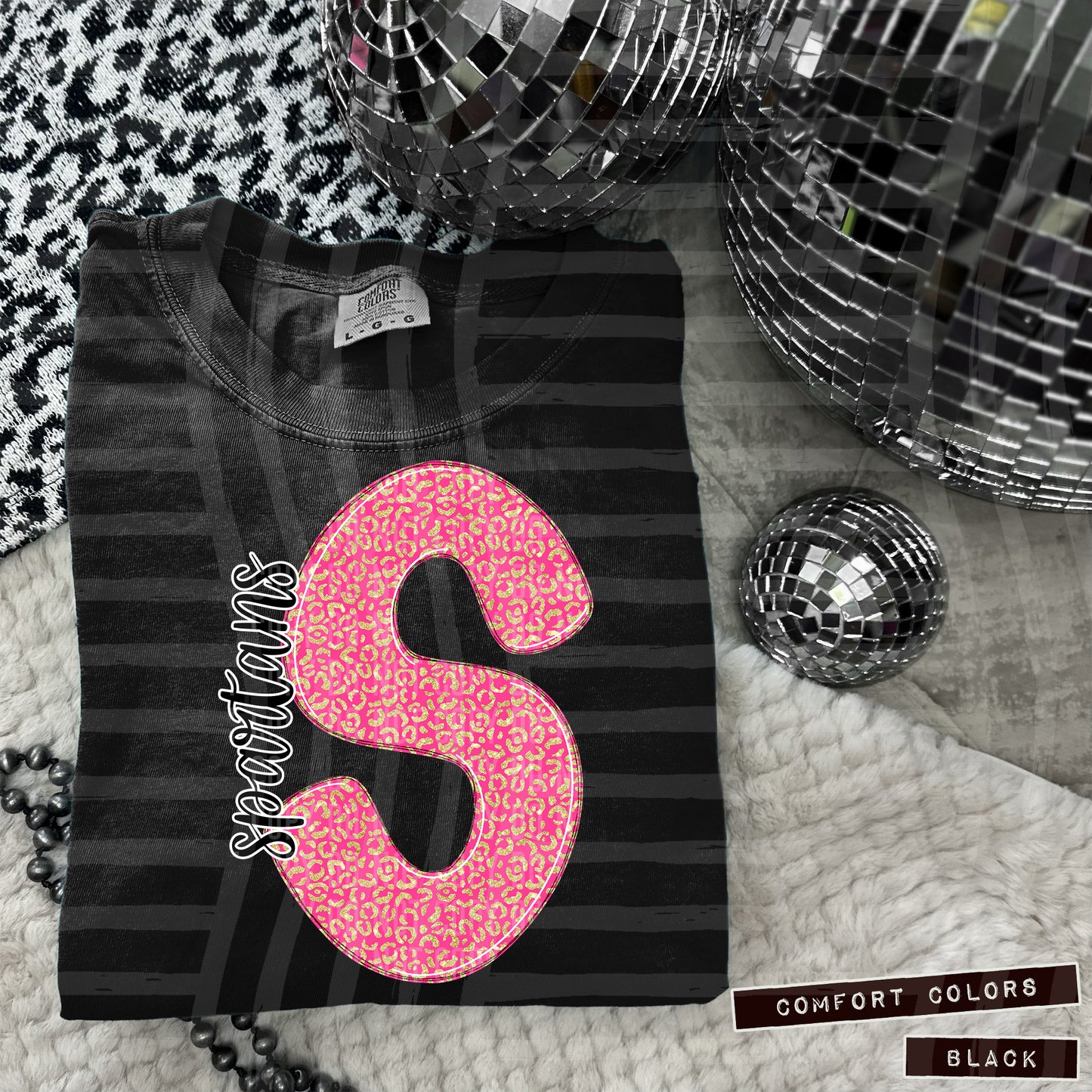 Pink Leopard Single Letter - Dropdown + CUSTOM- Digital Download 300DPI PNG FILE