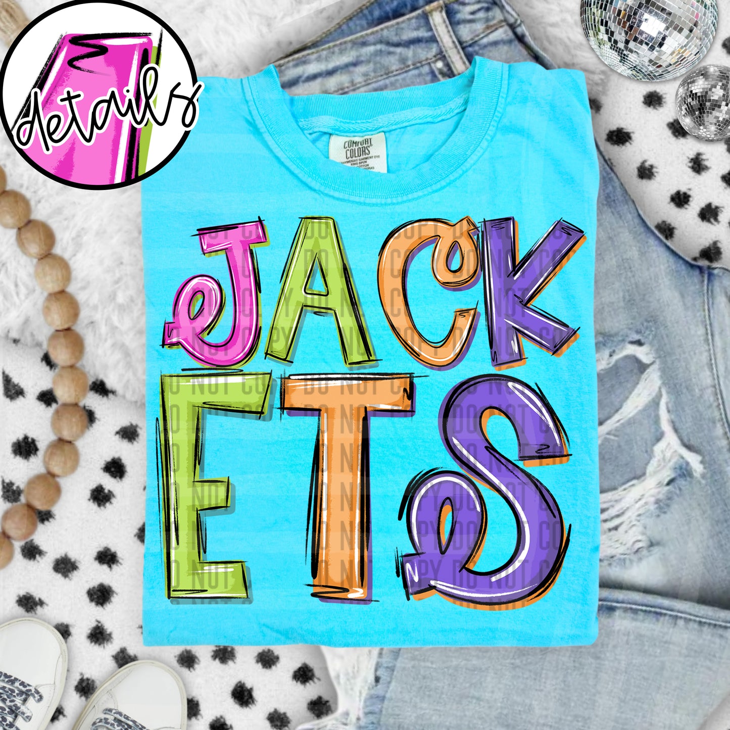 Neon Barbie Stacked - Custom + DROPDOWN - 300 DPI digital download