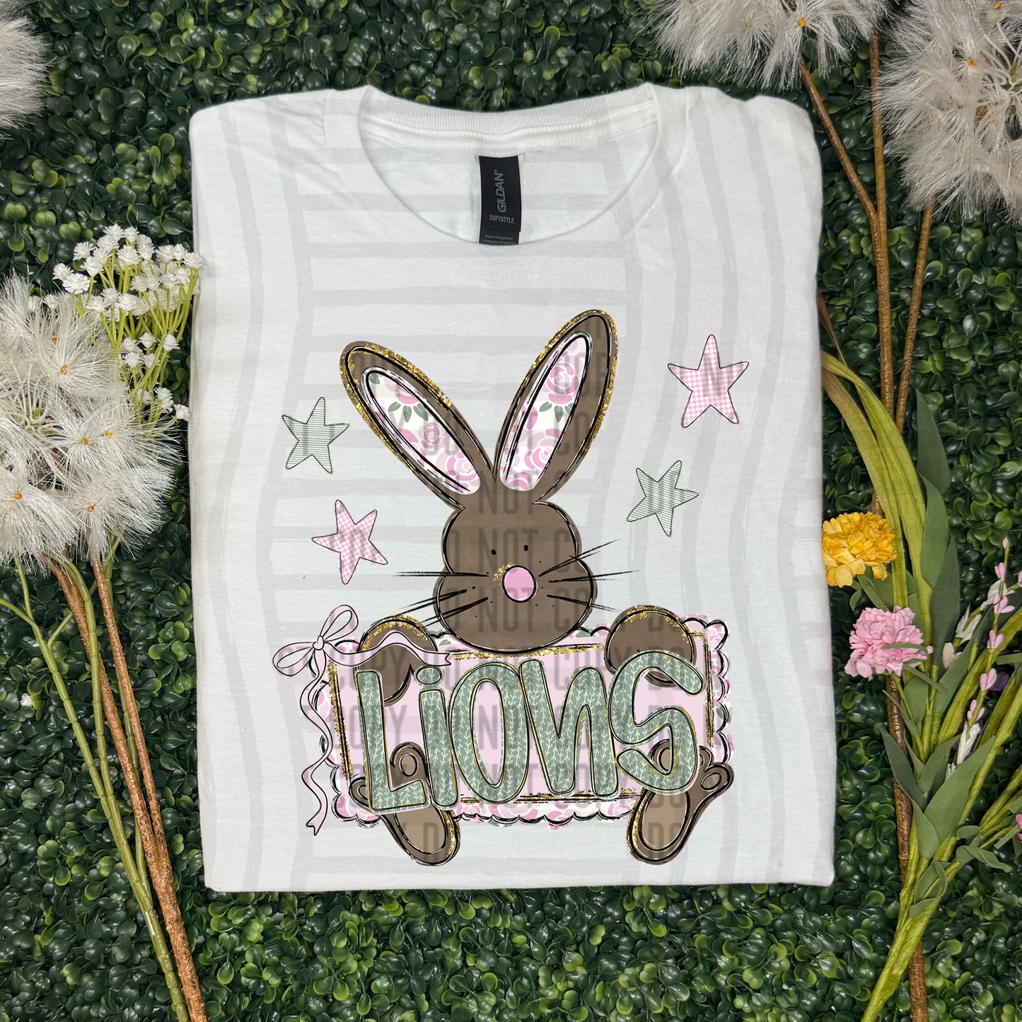 BUNNY TAG - Dropdown menu - 300 DPI digital design