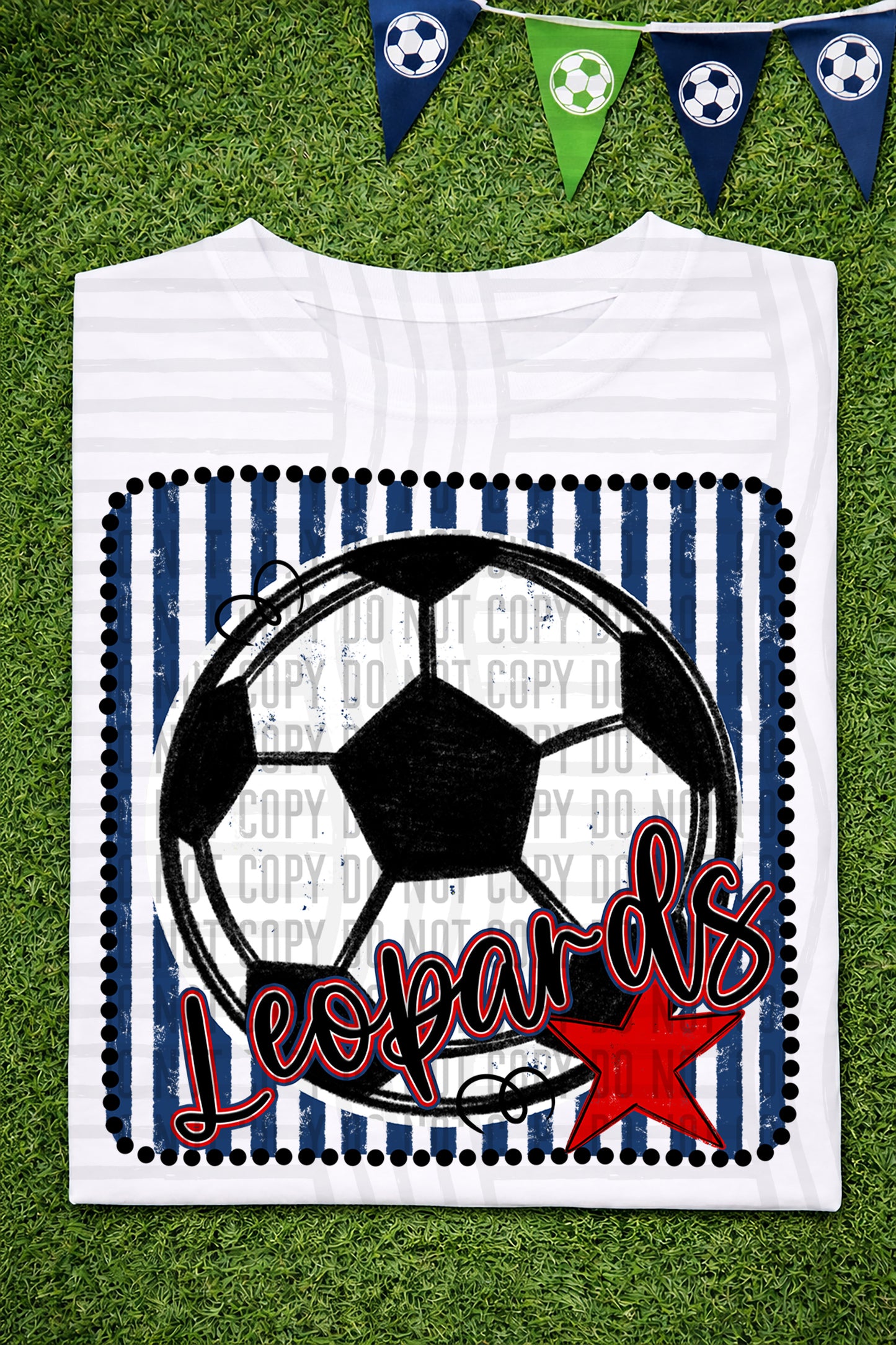 Soccer RWB Framed -  Custom + DROPDOWN - 300 DPI digital download