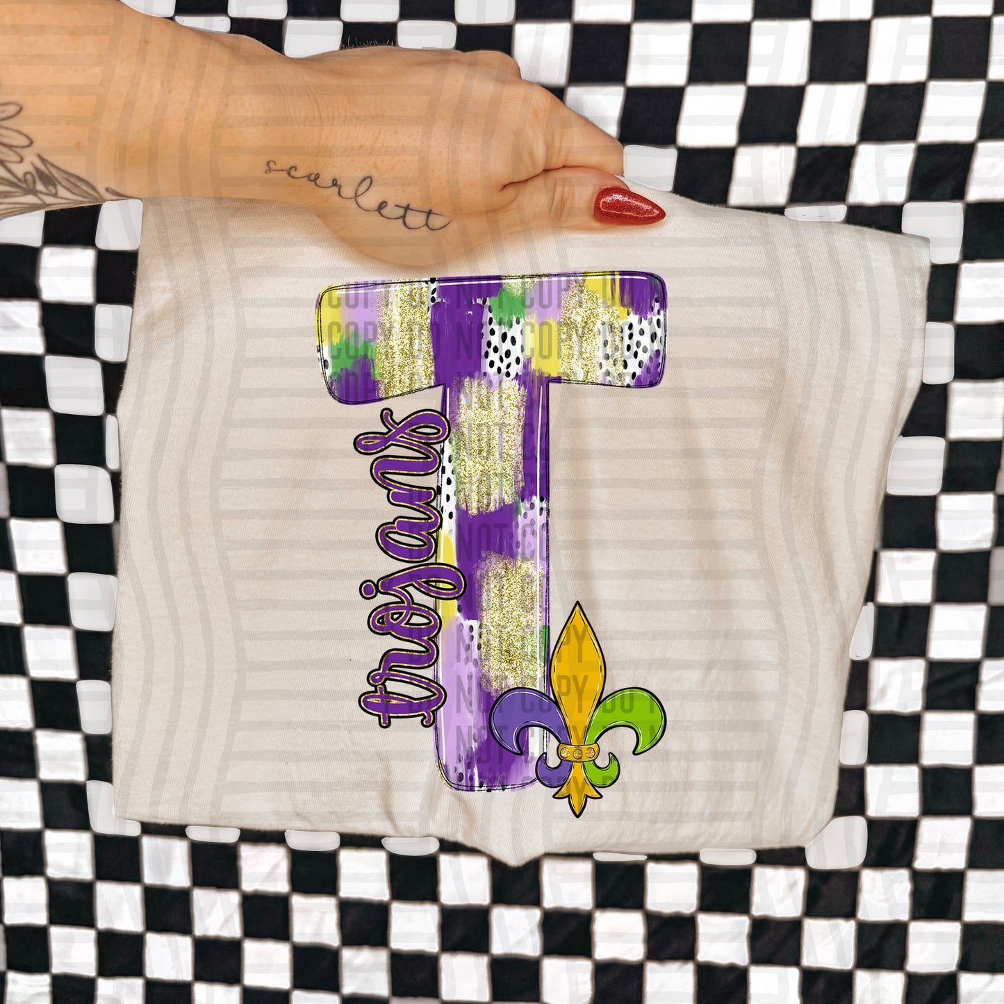 Mardi Mascots Custom + Dropdown  - 300 dpi Digital Download