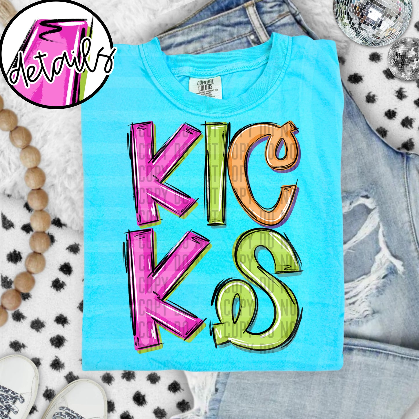 Neon Barbie Stacked - Custom + DROPDOWN - 300 DPI digital download