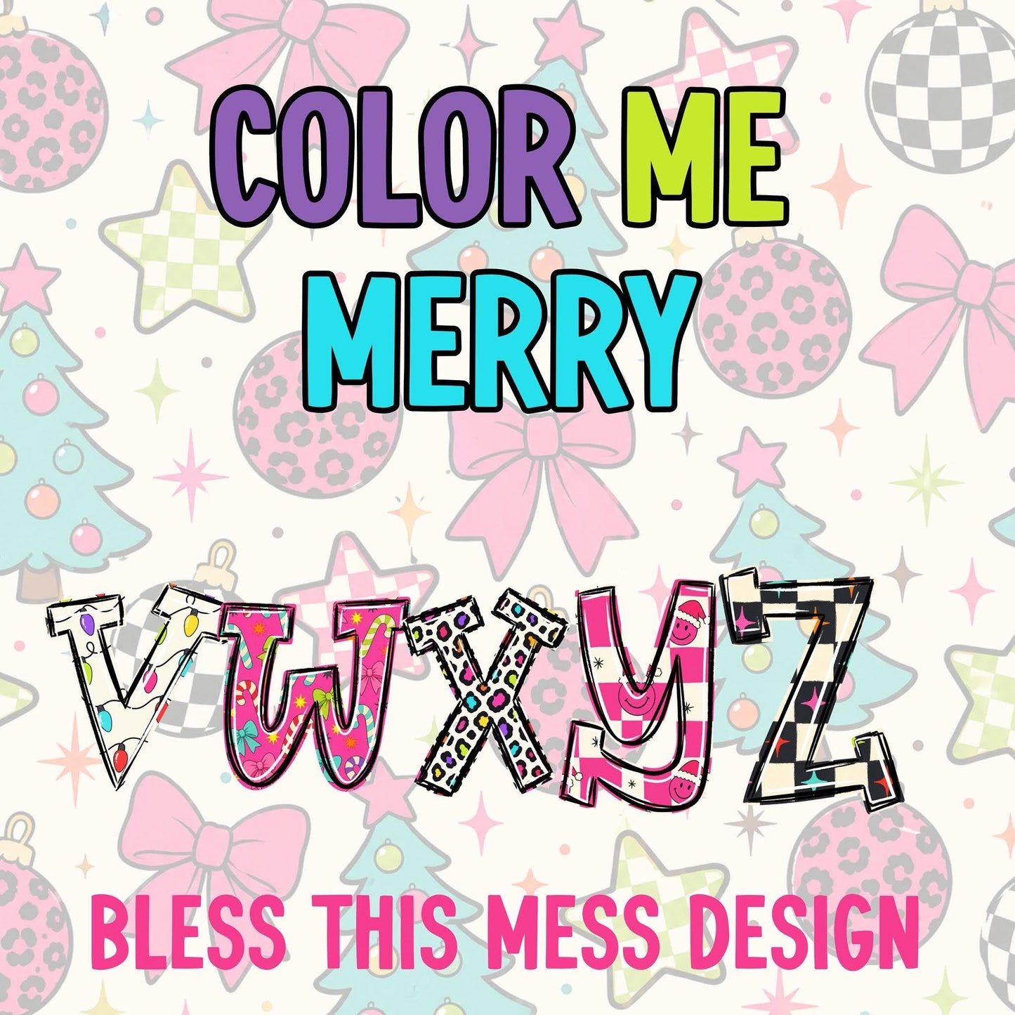 Christmas Alpha Collab- Digital download 300DPI PNG FILE