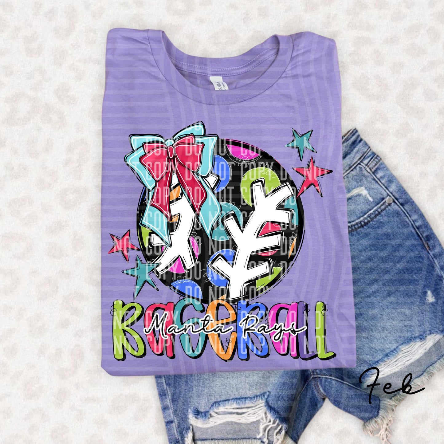 Preppy Polka Dot BASEBALL - Dropdown menu - 300 DPI digital design